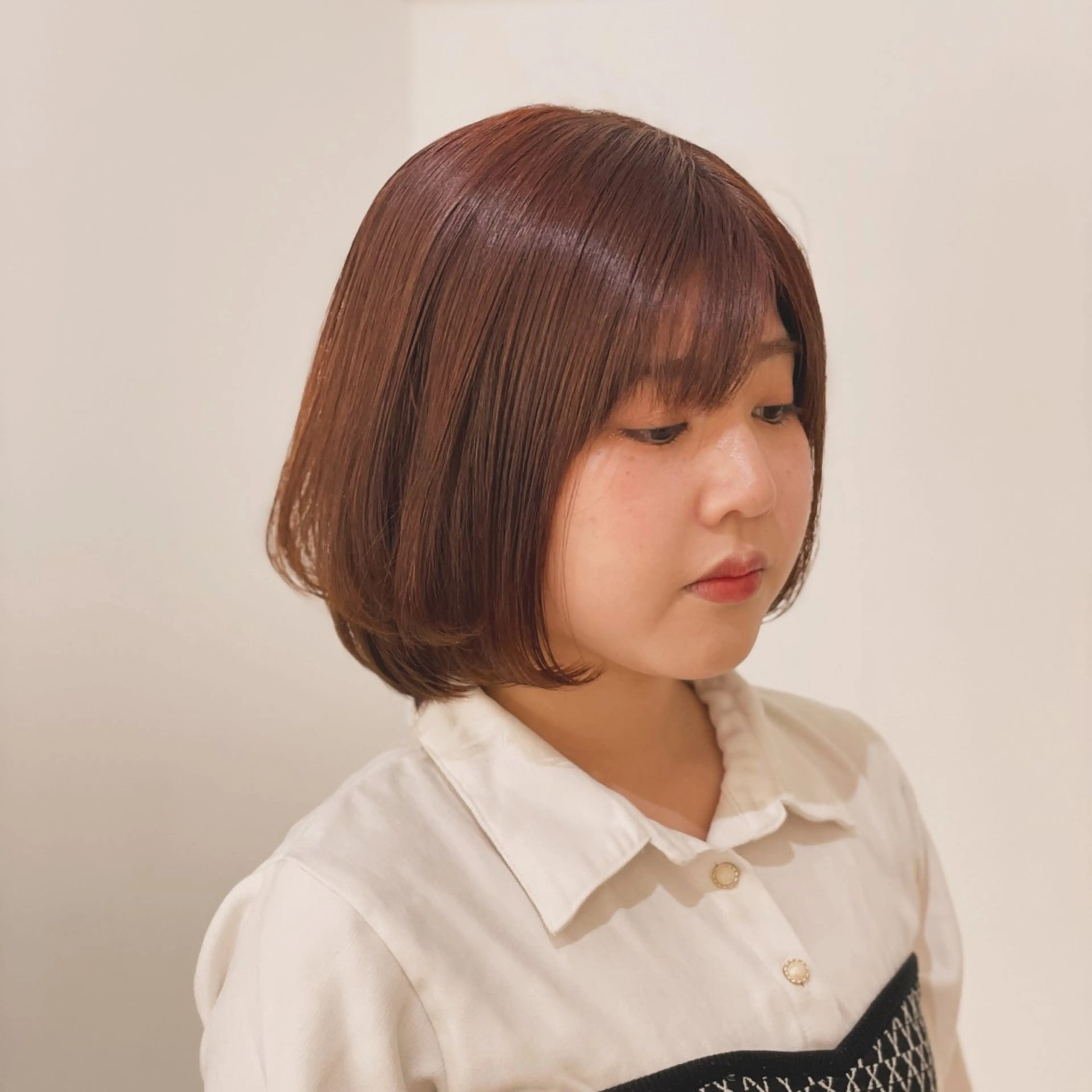 ショート カラー ブラウンカラー オレンジ オレンジブラウン CARAL【カラル】所属・💐髪質改善 Hカラー💐HIDEのヘアスタイル