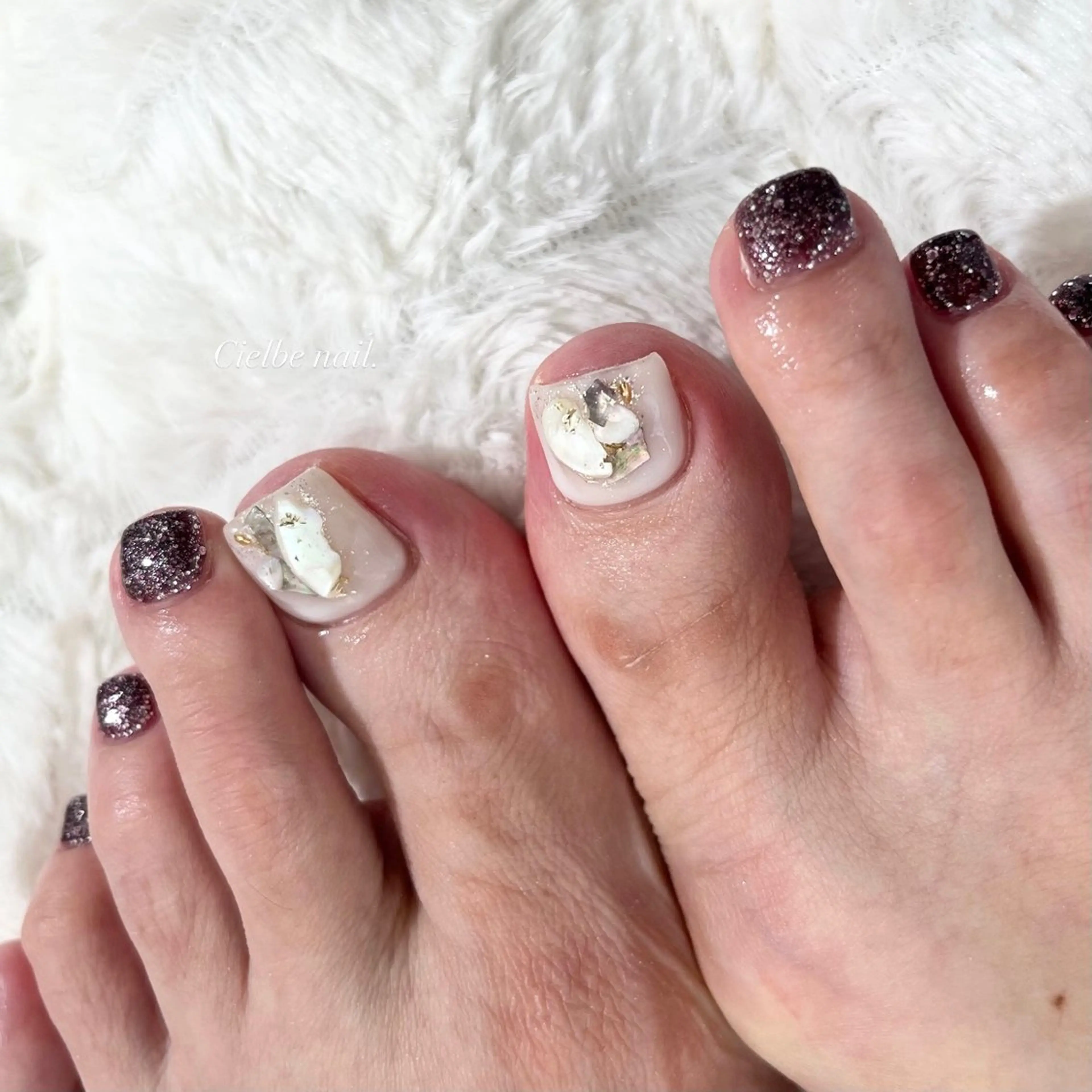 ネイル フットネイル cielbe nailのネイルデザイン