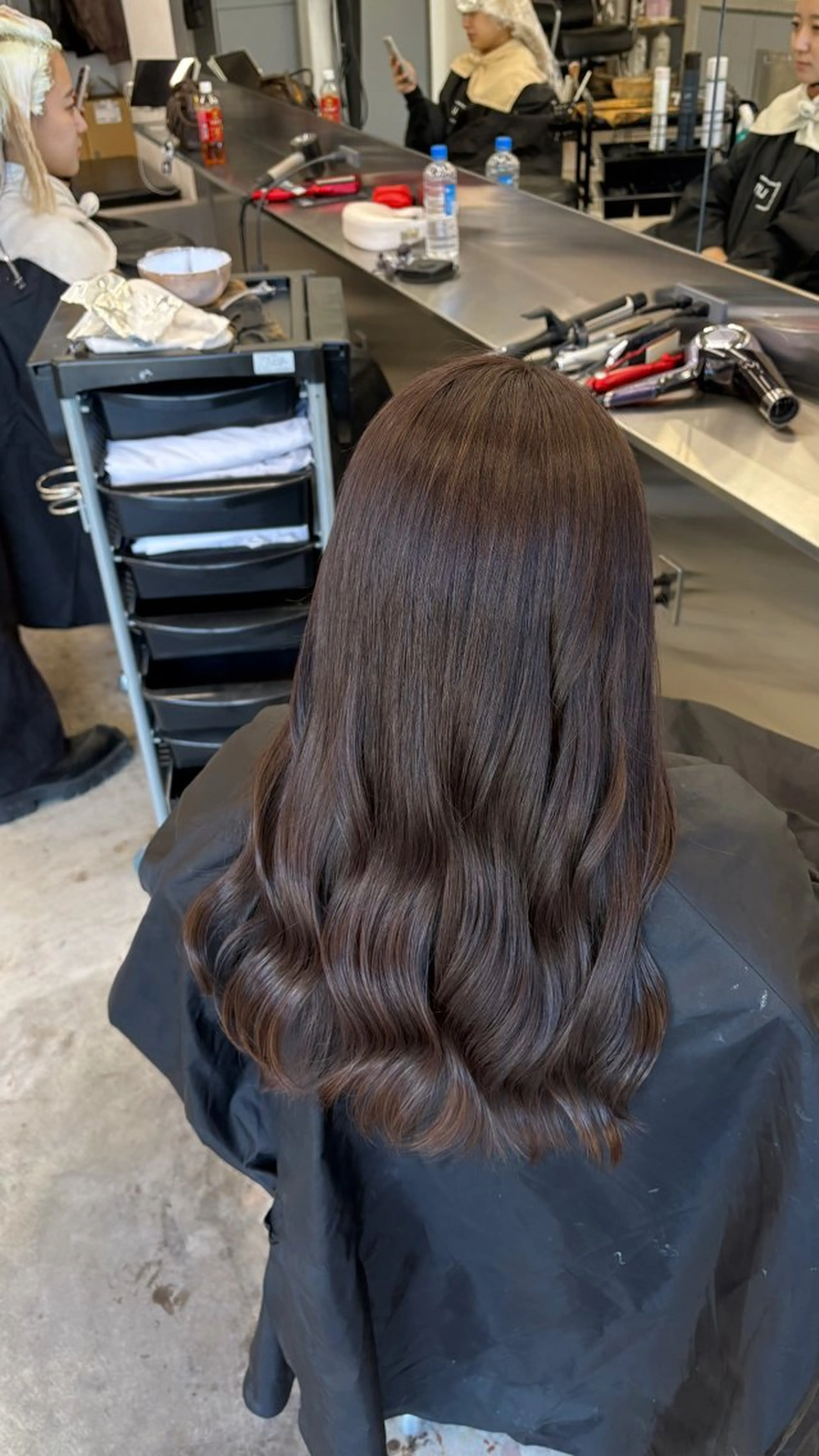 ロング カラー ヘアカラー 小森春果/透け感/ ケラスターゼ/艶髪のヘアスタイル