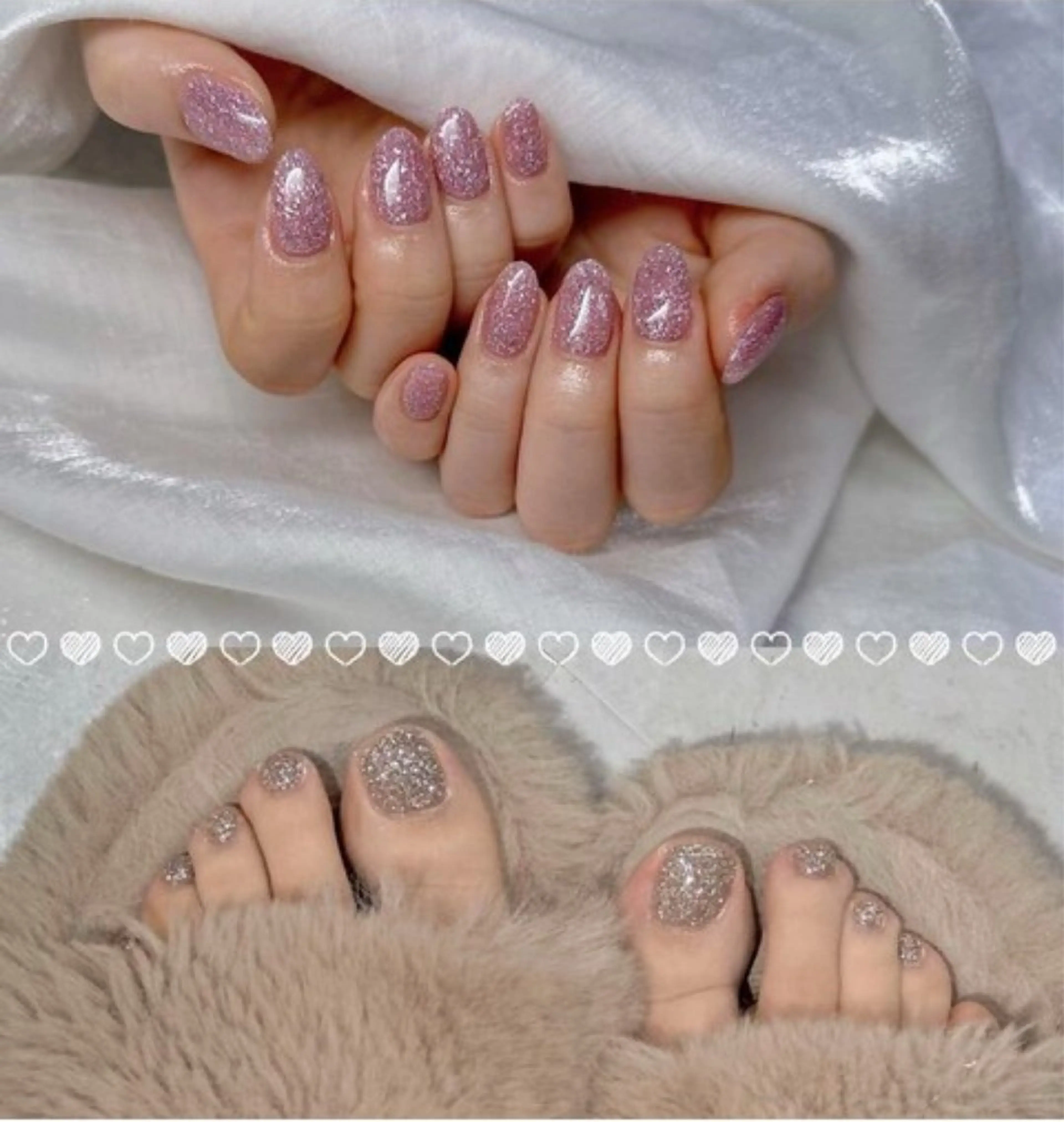 【人気NO.1♪】ハンド＋フット☆ワンカラー/ラメグラ/フラッシュラ★2色までの写真