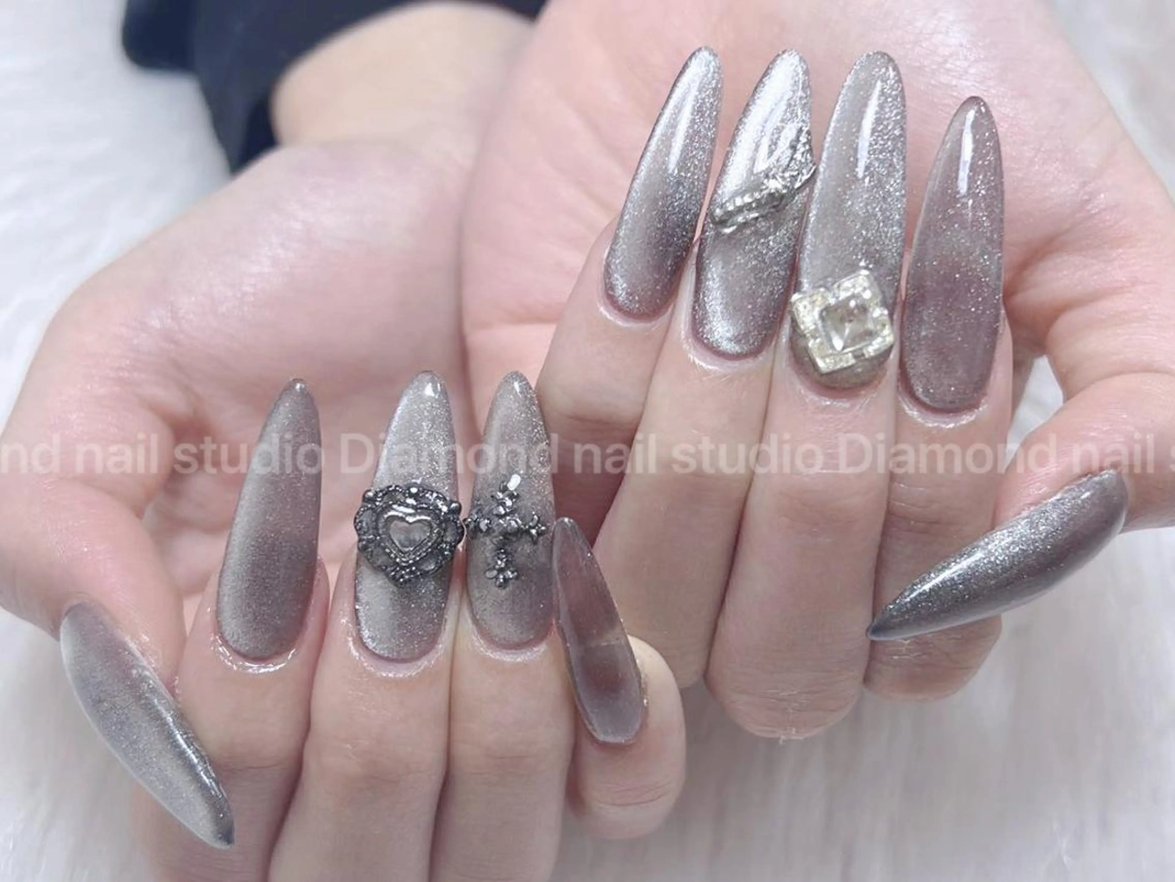 ネイル ハンドネイル DIAMOND Nail🍒のネイルデザイン