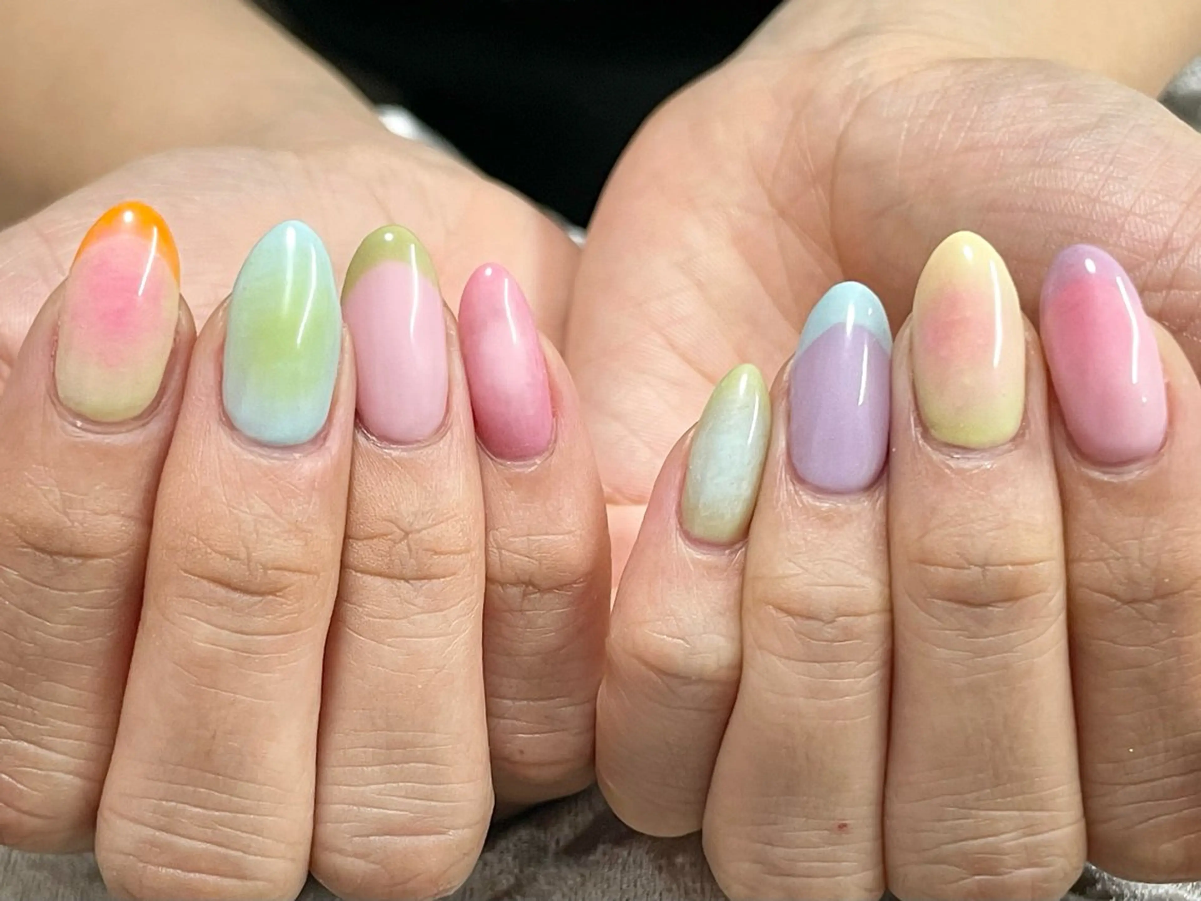 ネイル 持ち込み ハンドネイル ショートネイル専門店フェルンヴェー所属・ショートネイル専門店 フェルンヴェー代々木のネイルデザイン