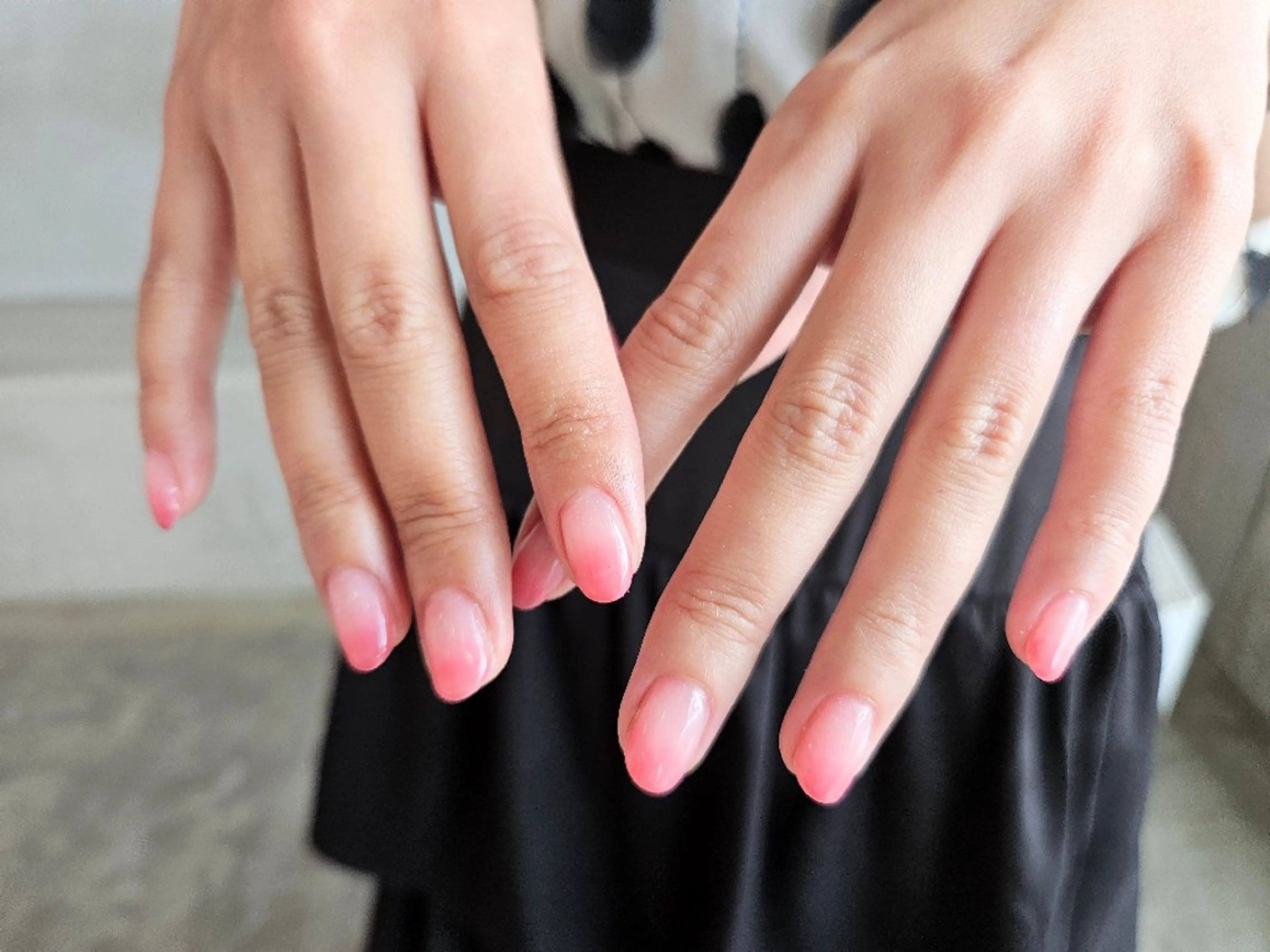 カラーグラデーション💚(オフあり)の写真