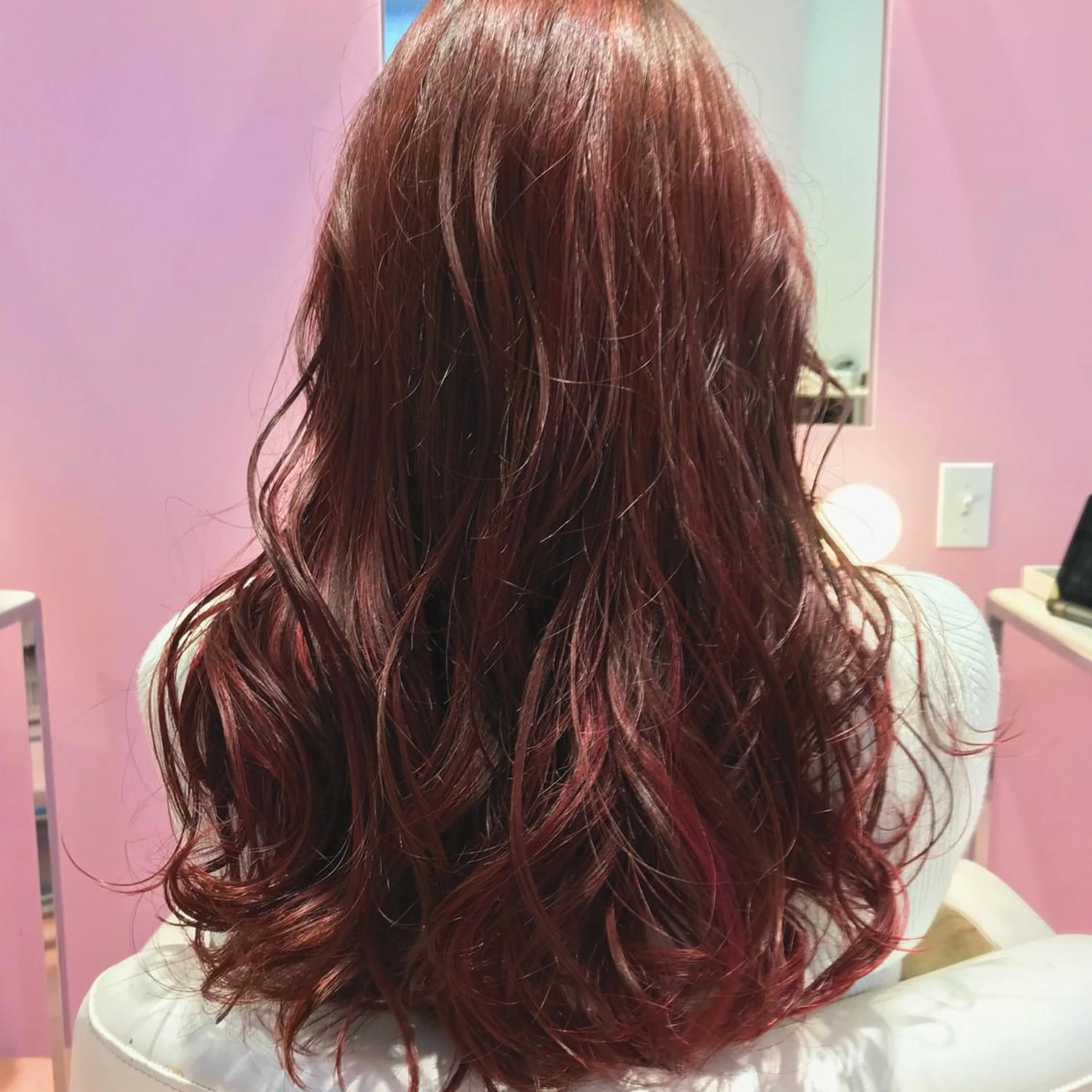 セミロング カット ヘアカラー トリートメント 所渉/韓国レイヤー /ウルフカットのヘアスタイル