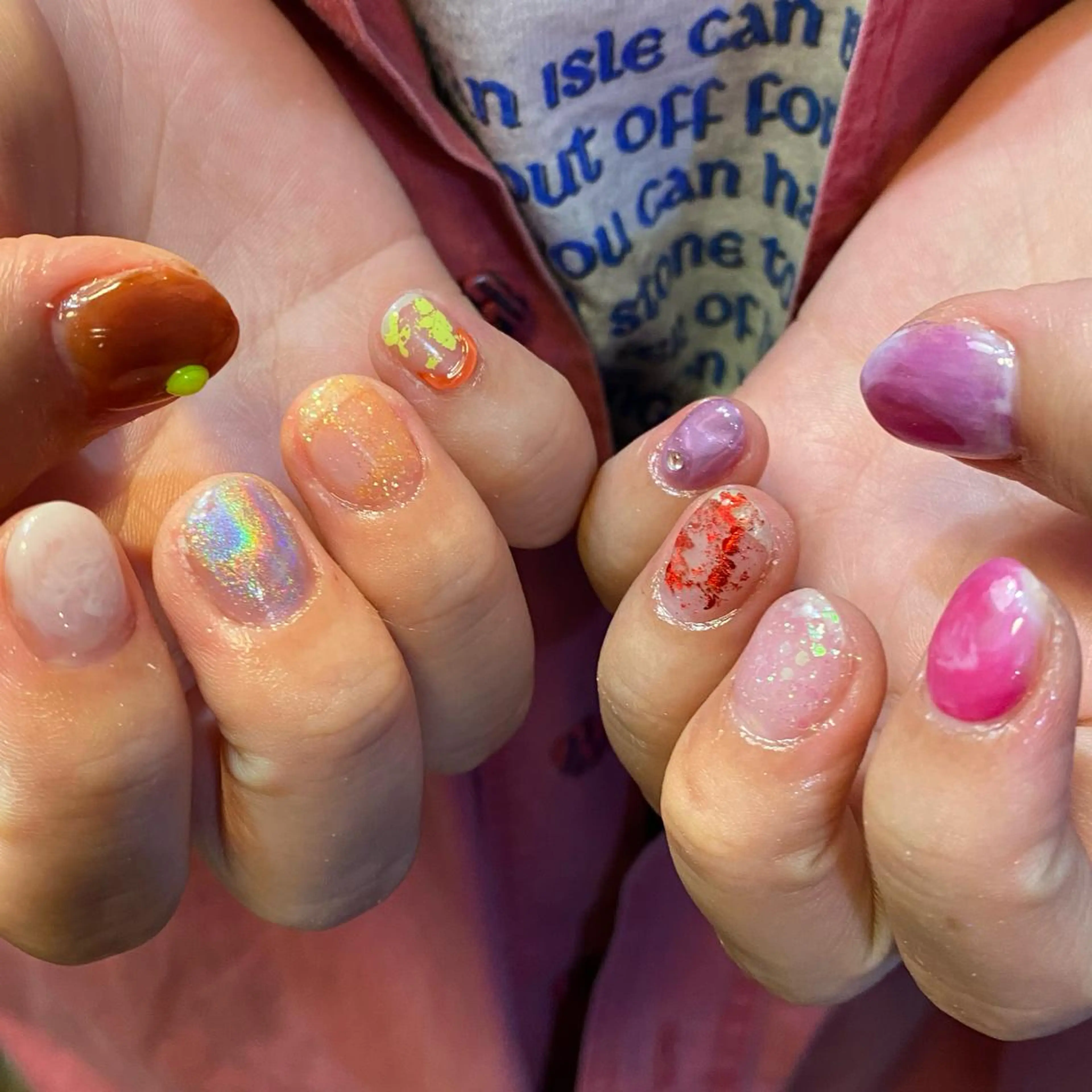 ネイル ゆびノさき茨木店 ニュアンス/アートのネイルデザイン