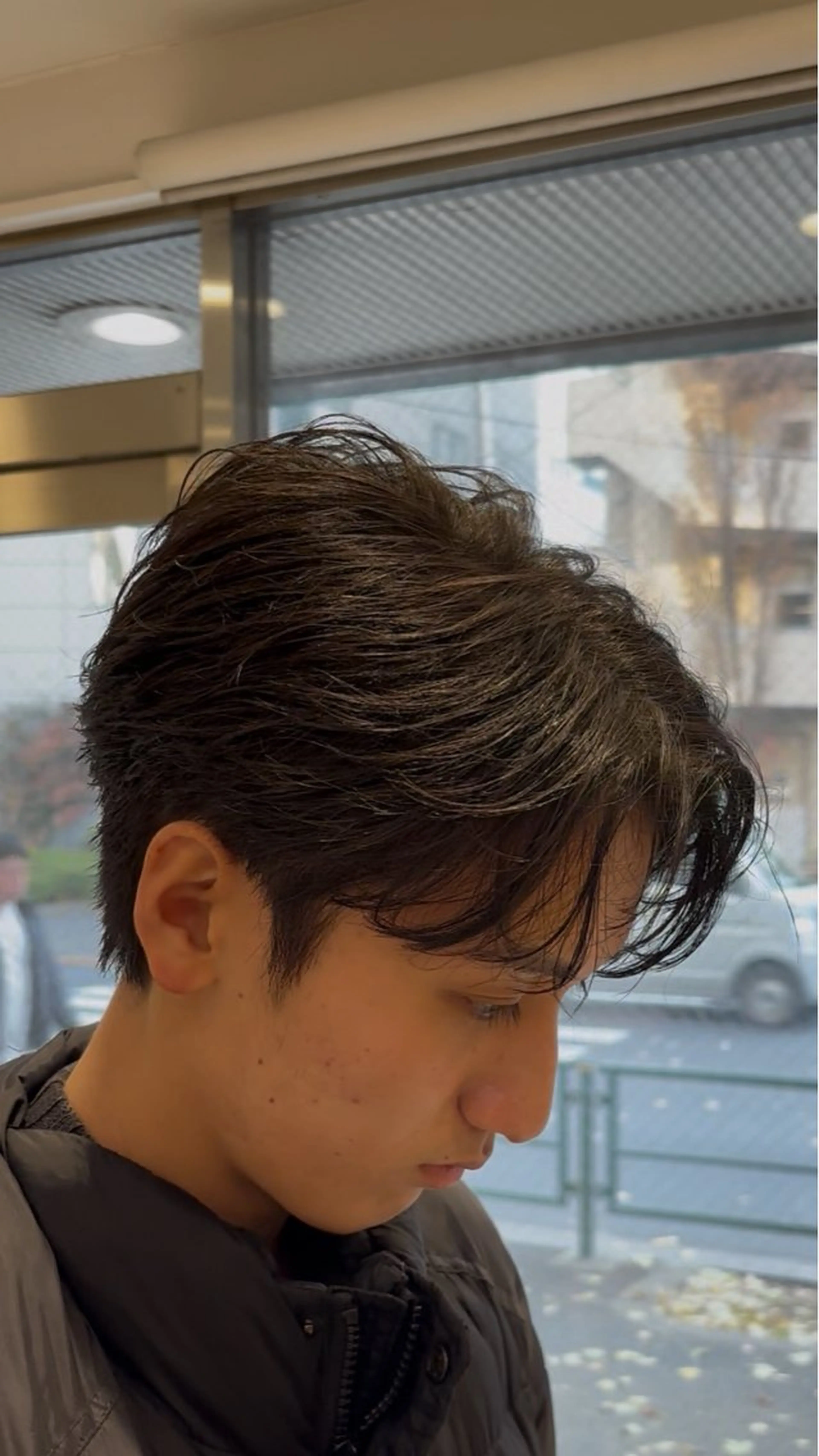 パーマ メンズ カット パーマ 山本 侑平のヘアスタイル