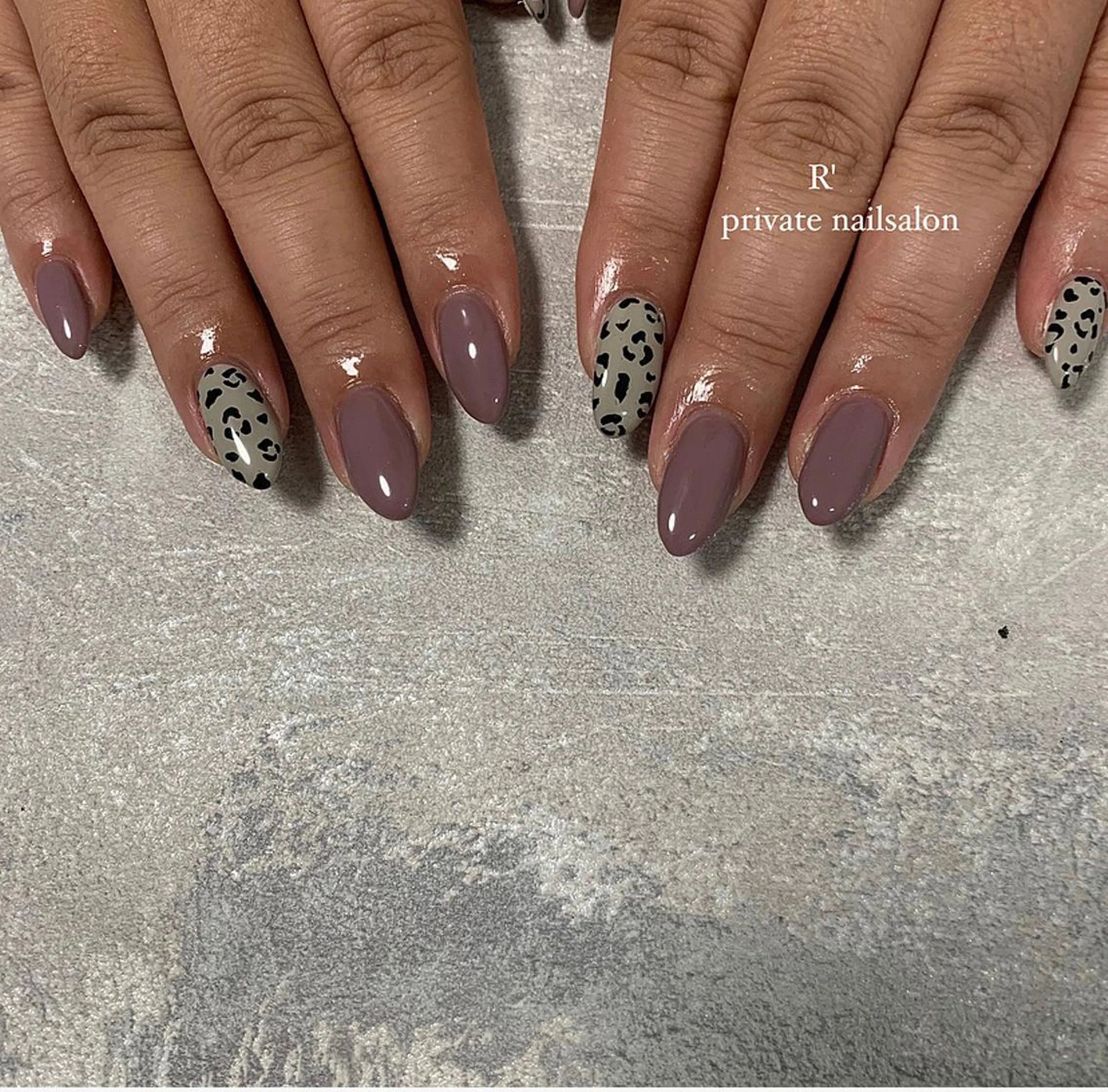 ネイル アニマル柄 Bersinar nail所属・Bersinar nail(rina)のネイルデザイン