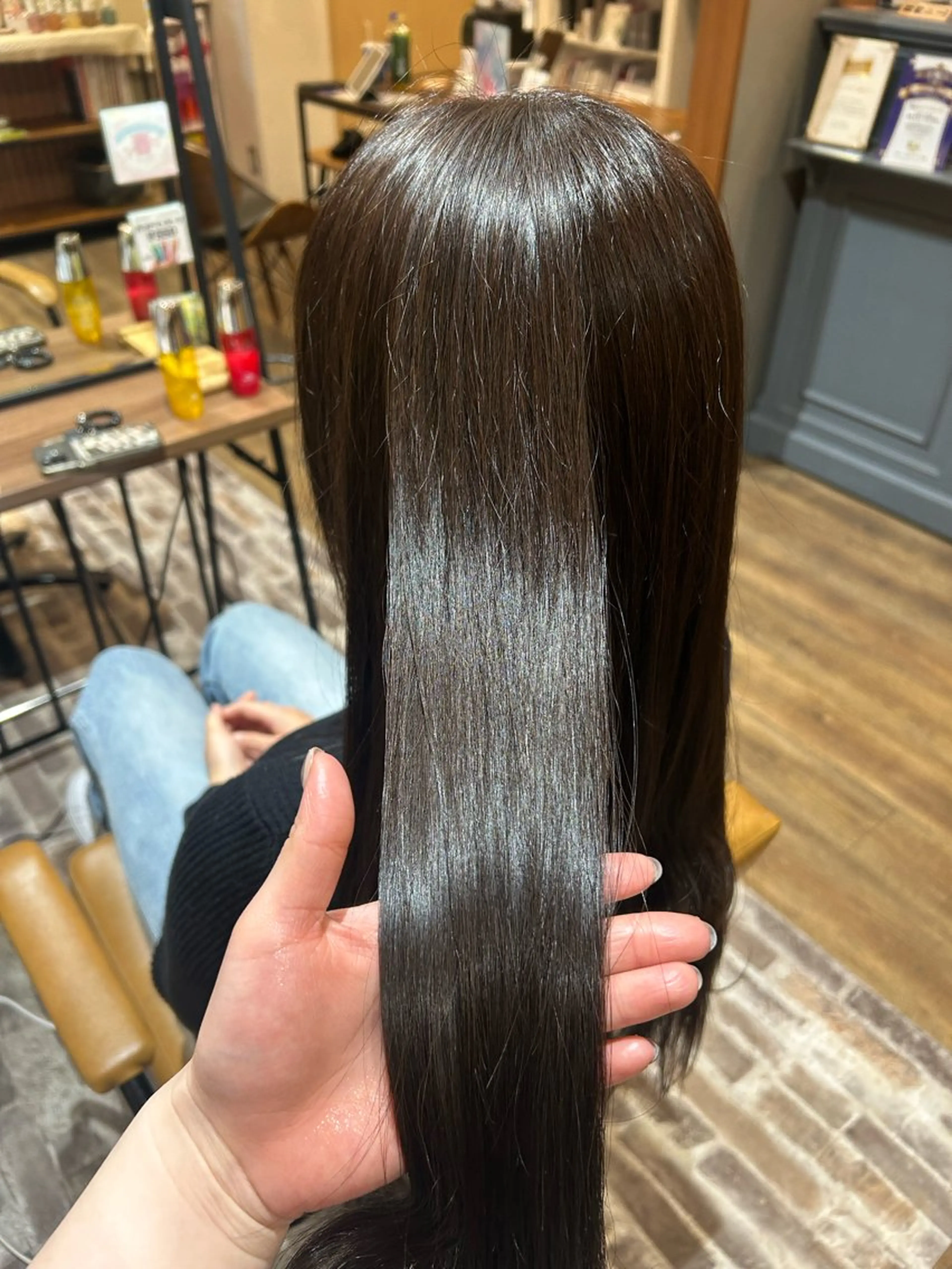 カラー ブラウンカラー 竹本 柚衣子のヘアスタイル