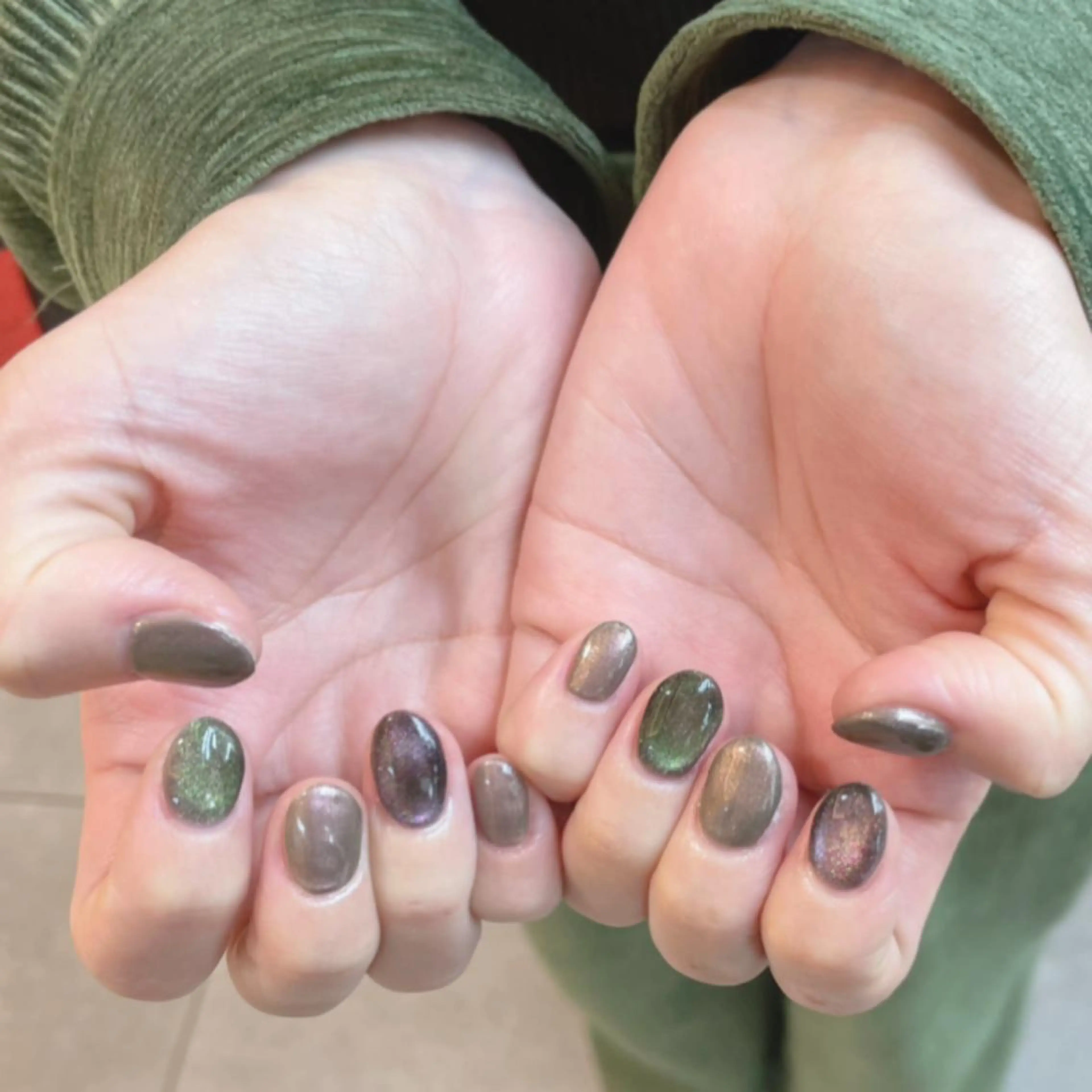 ネイル マグネットネイル ハンドネイル ビアンカ武蔵小金井 ほしののネイルデザイン