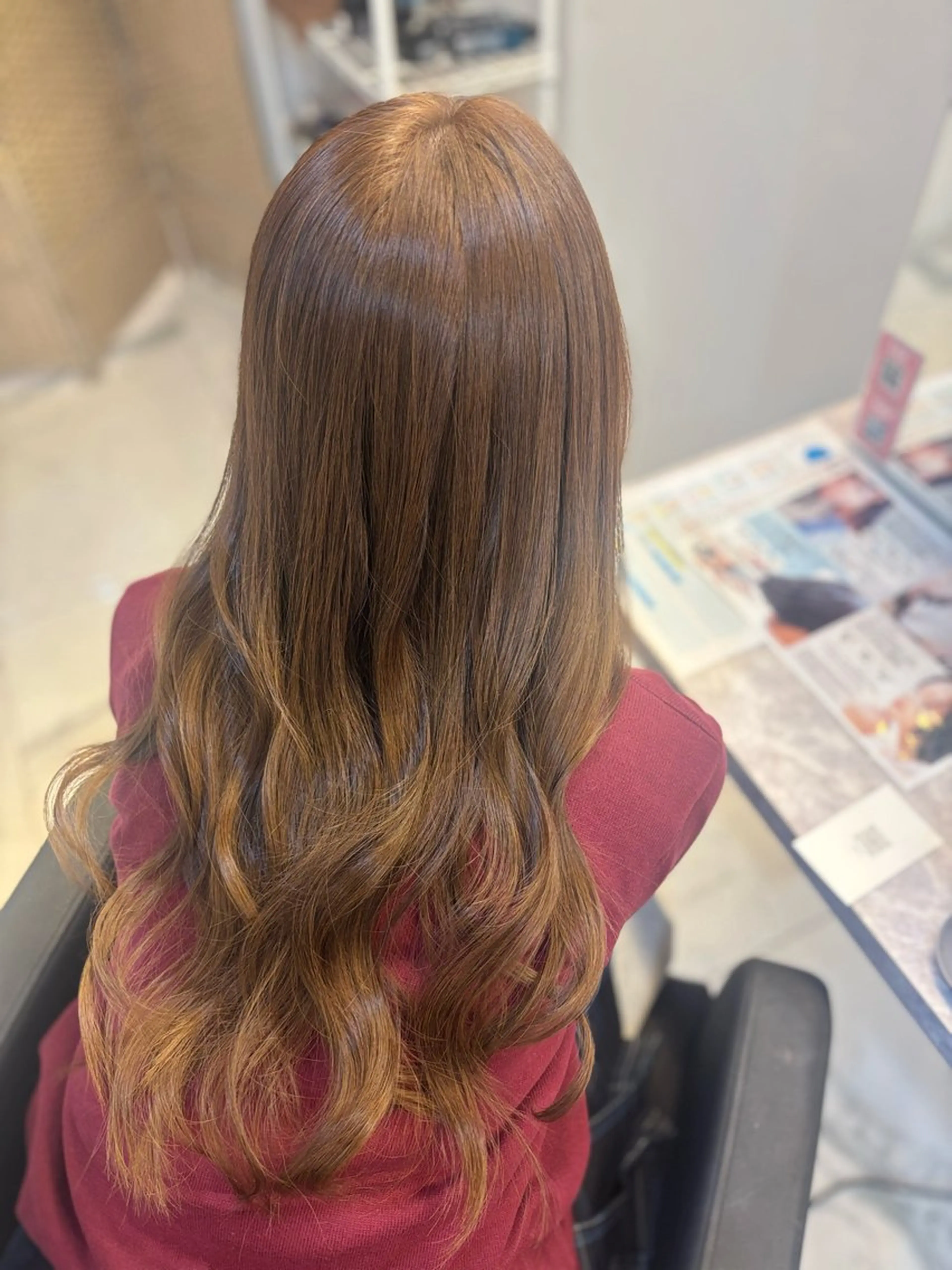 ロング カラー Lee四ツ橋 maayaのヘアスタイル