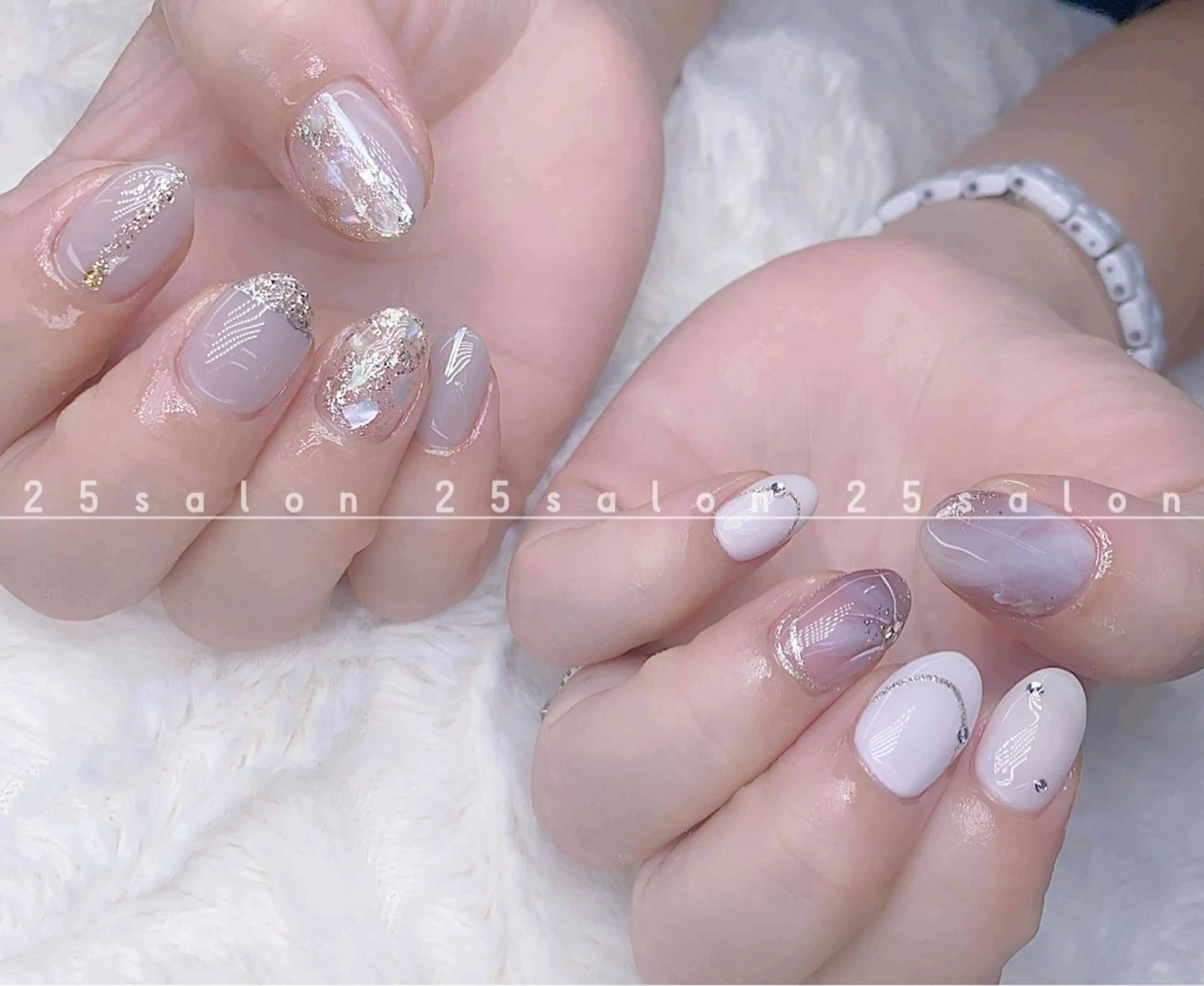 ネイル オーロラネイル チークネイル フットネイル フレンチネイル ジェルネイル 2 5のマツエク・マツパデザイン