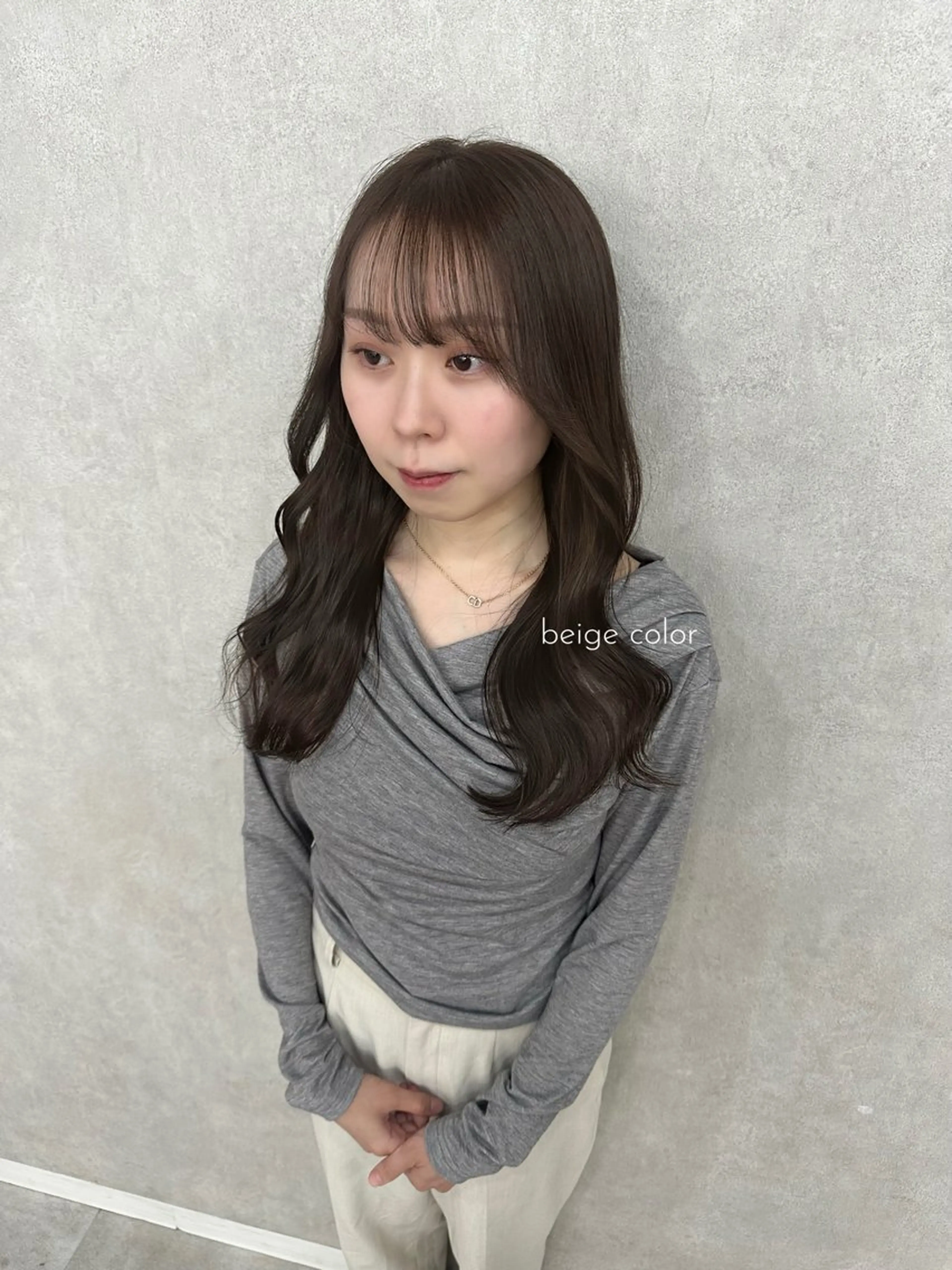 ロング カラー カット ヘアカラー Rinka/梅田/ 透け感カラー🤎のヘアスタイル