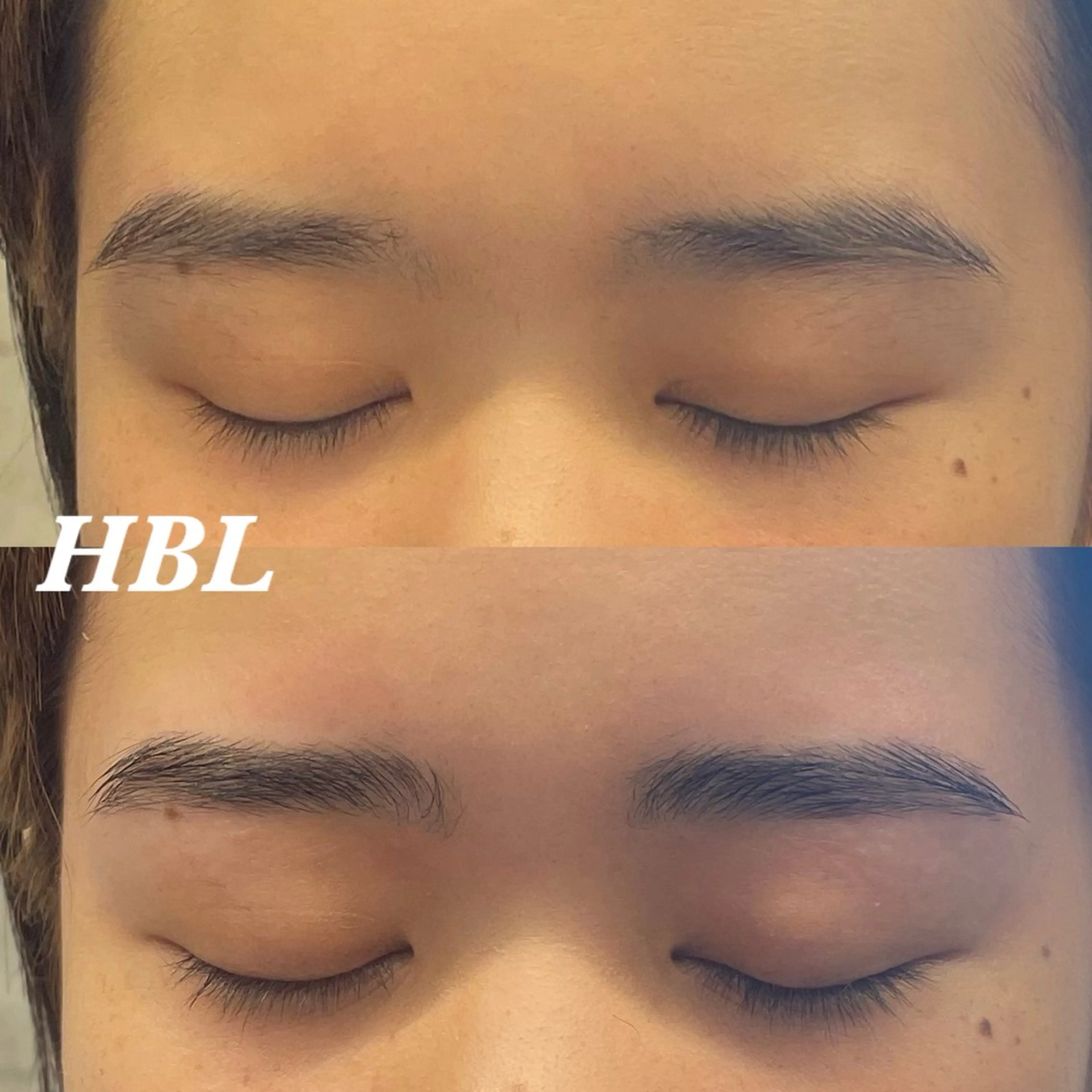 アイブロウ ハリウッドブロウリフト 眉毛ワックス脱毛 暖色/ハイトーン/ カラー/HBLのヘアスタイル