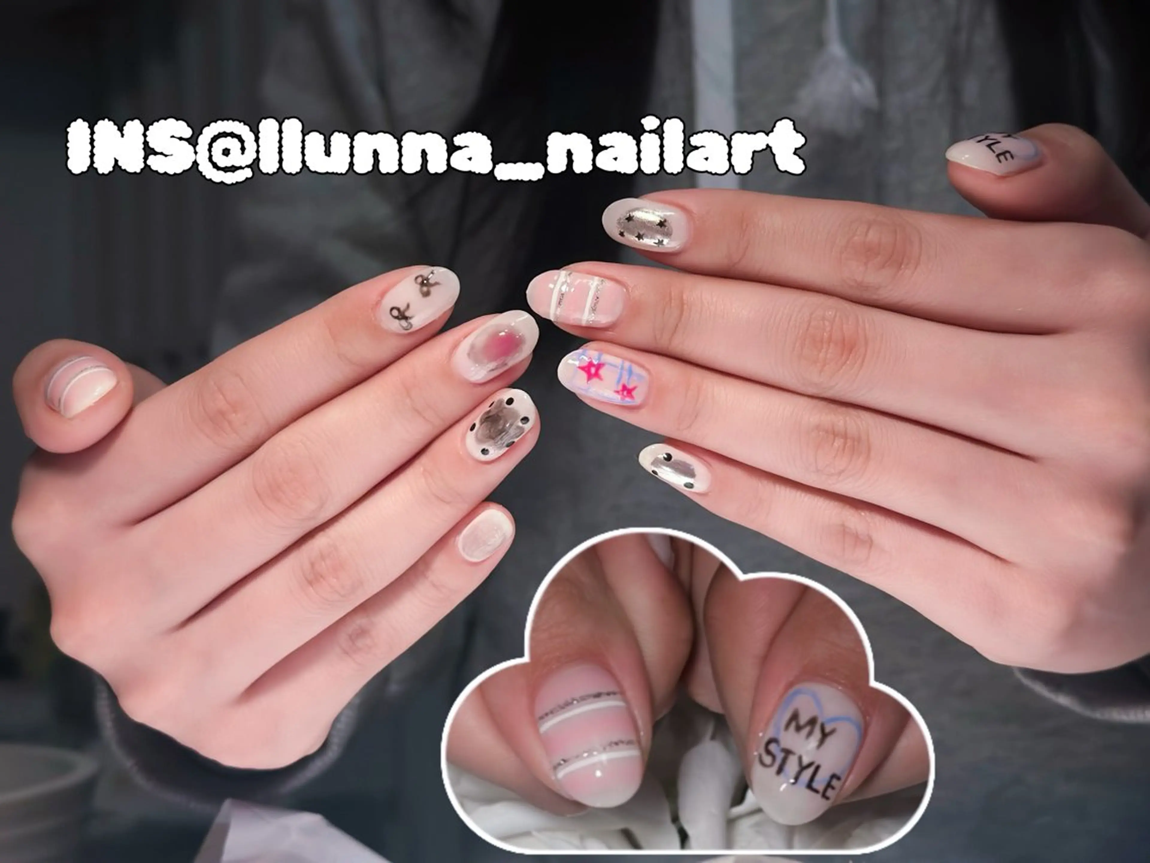 ネイル ハンドネイル Cleopatra  Nail Salon所属・Cleopatra ♡ルナのネイルデザイン