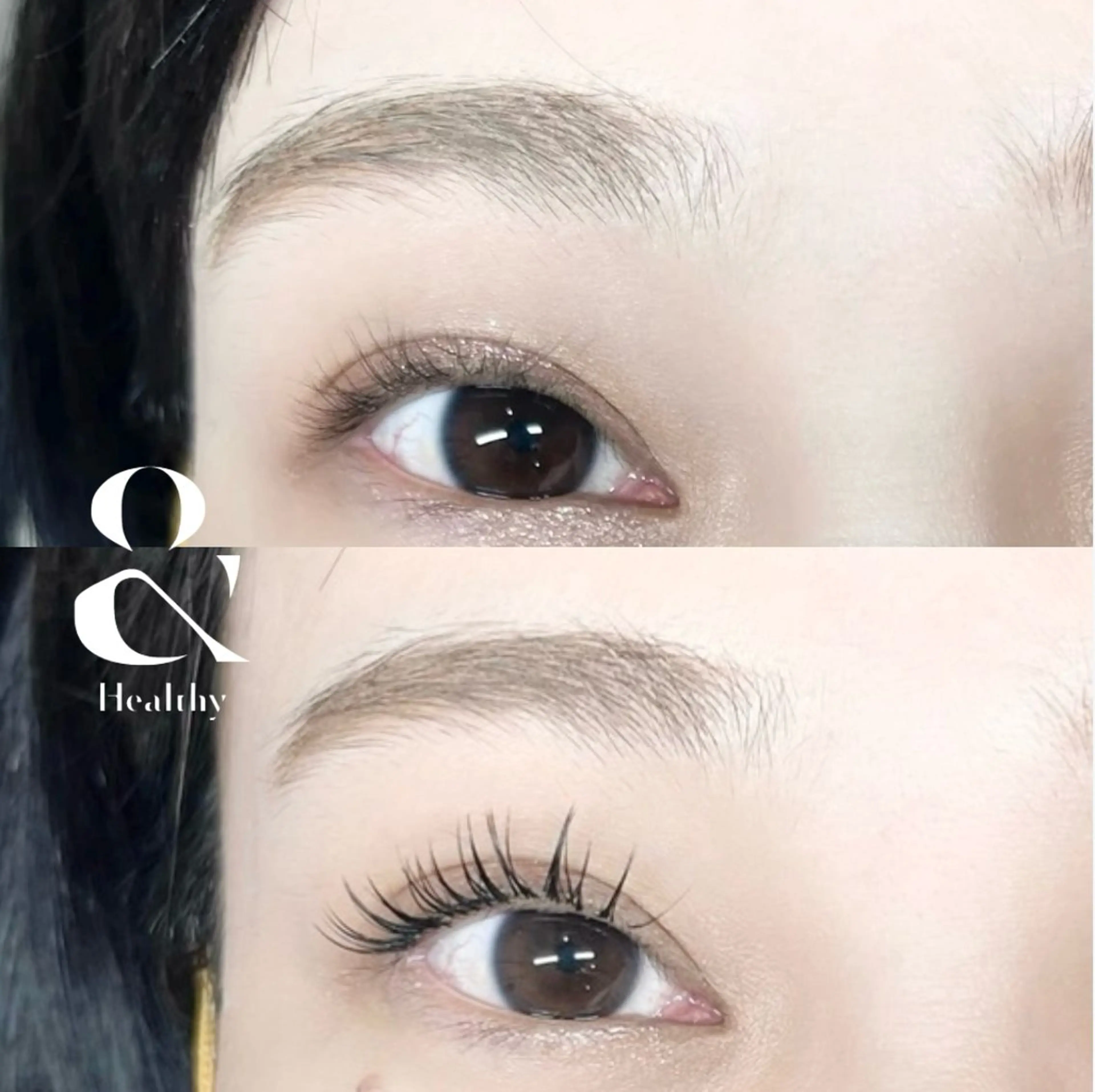 【エクステ×パーマ】初回限定💎フラット100本＋まつ毛パーマ✨束間仕上げの写真