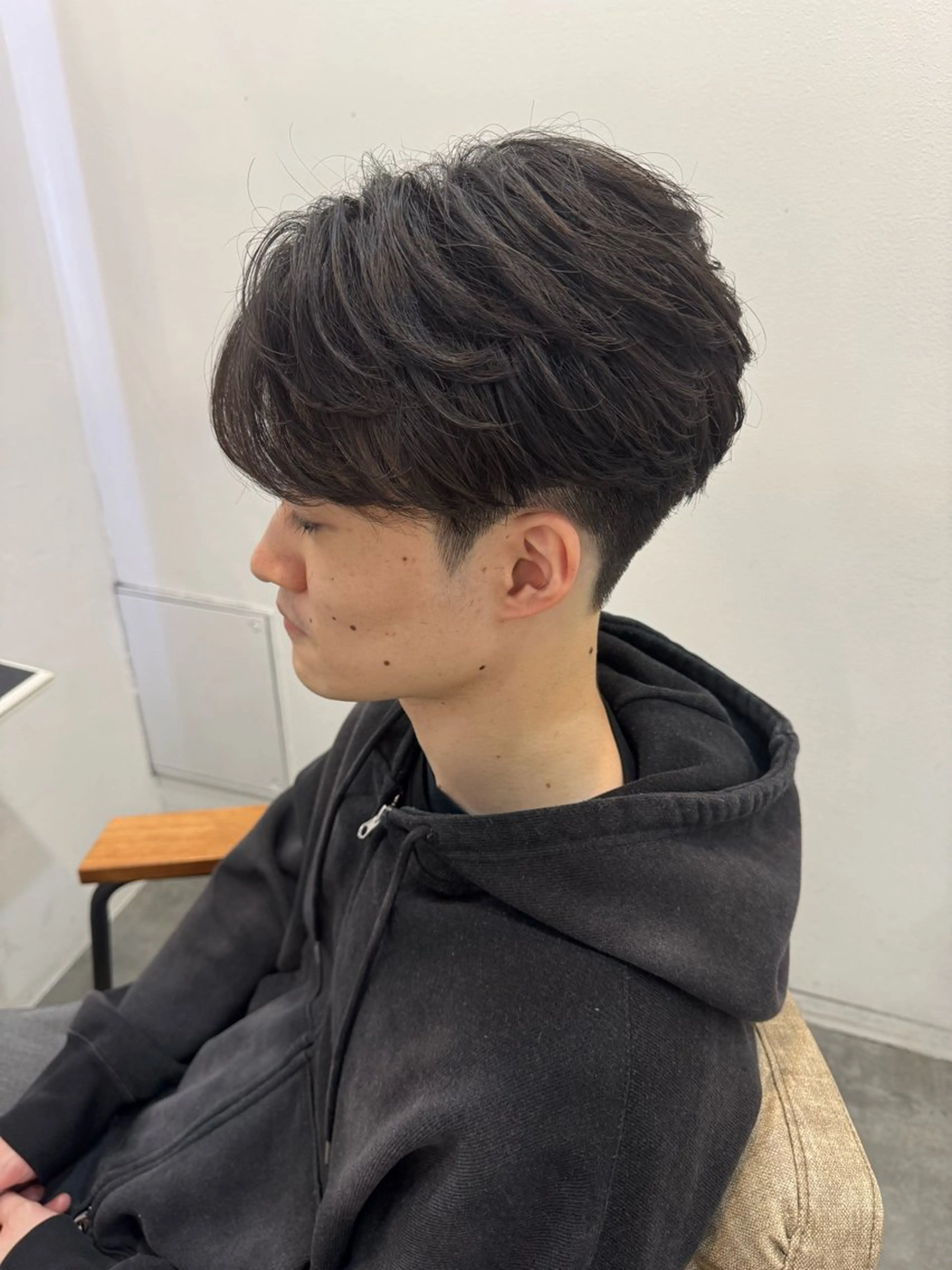 ショート パーマ ヘアアレンジ メンズ カット パーマ ヘアセット SALOWIN横浜店所属・🔥メンズ特化🔥 木村 祐太のヘアスタイル