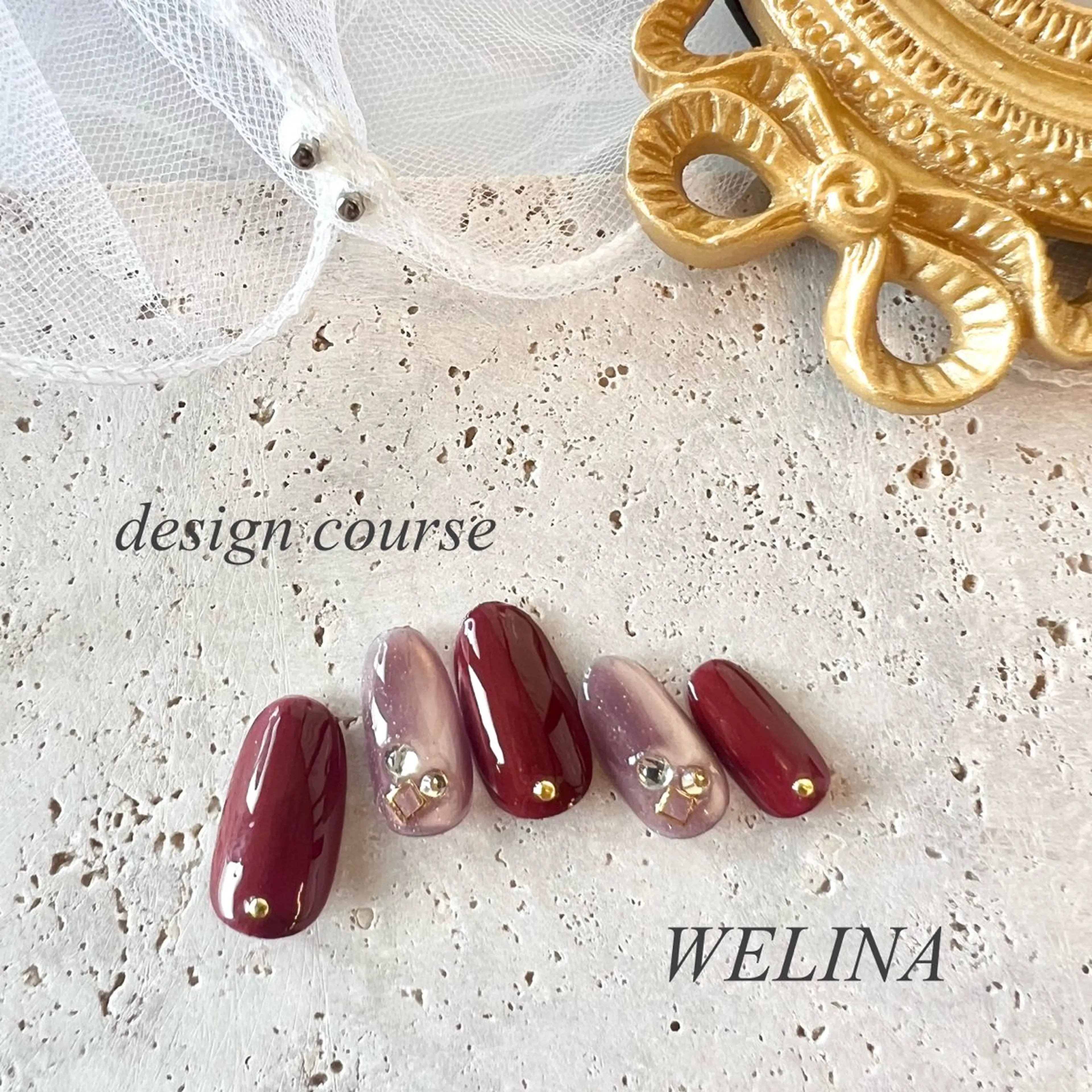 ネイル ハンドネイル ネイルサロン WELINAのネイルデザイン