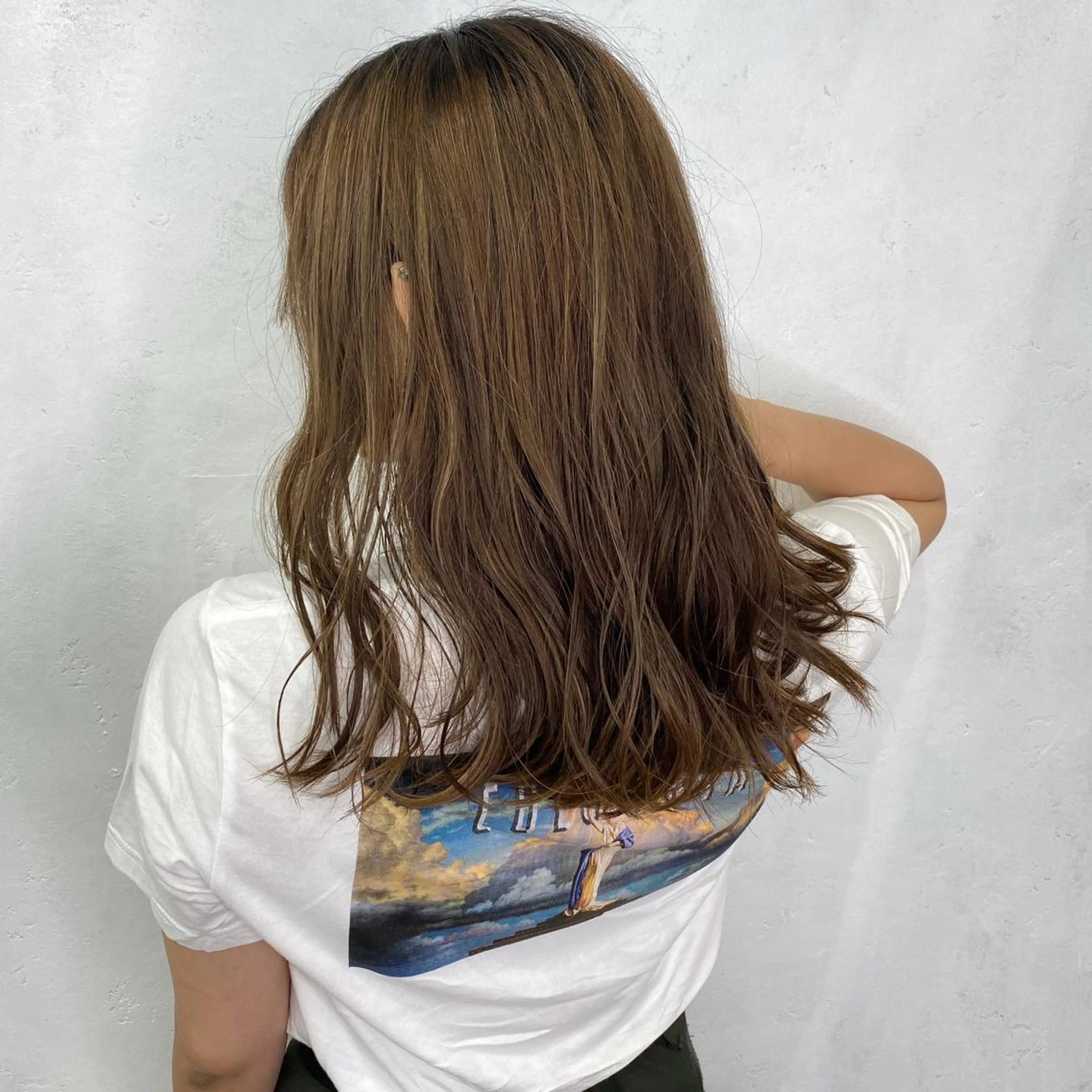 ロング カラー 透明感カラー ハイライトカラー ハイライト 🌈透明感カラー ✨松田龍也🌈のヘアスタイル