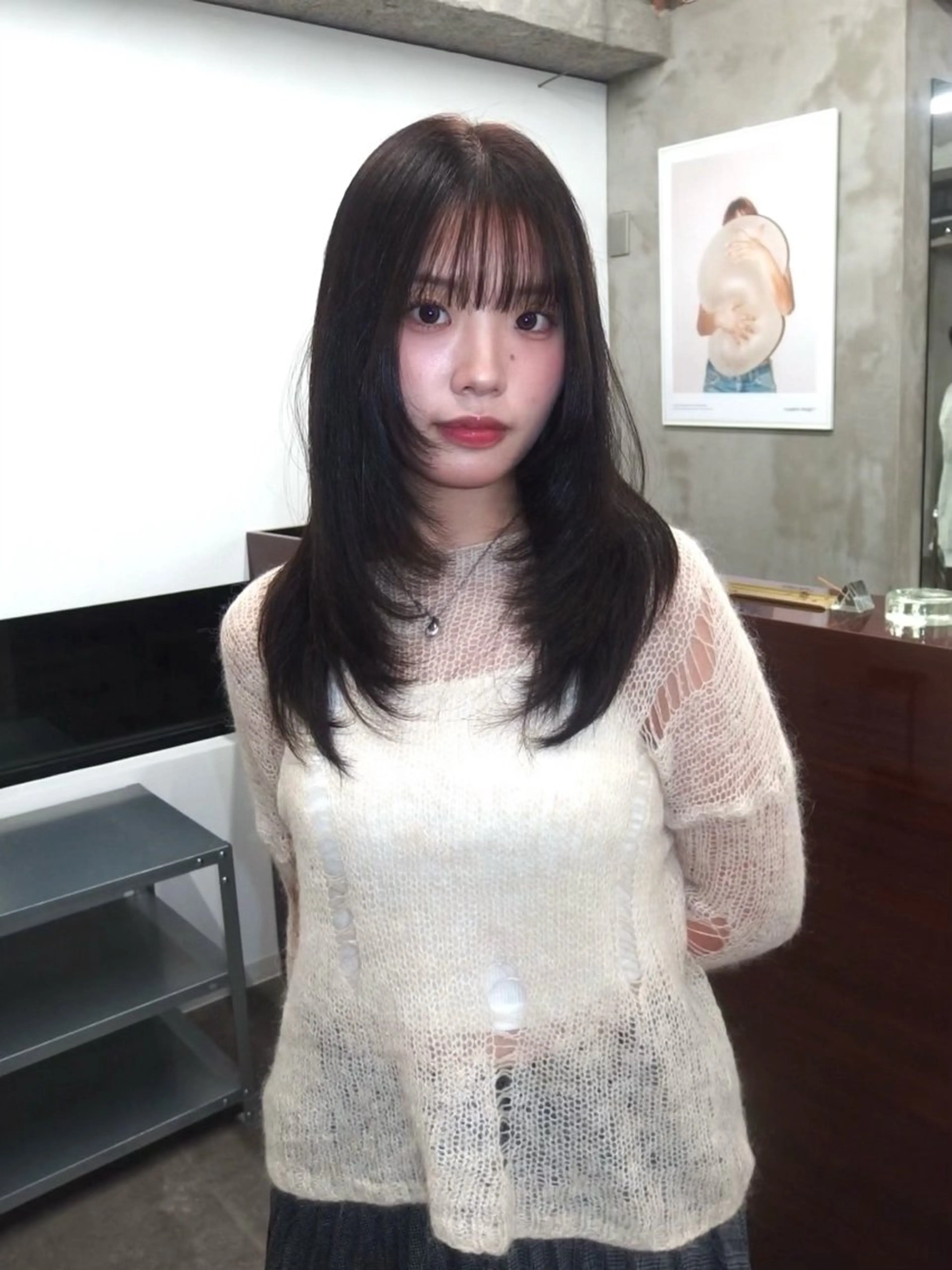 【実習、就活応援✨️】黒染めを使わない トーンダウンワンカラー🌑 + 4stepトリートメント  ￥8,000の写真