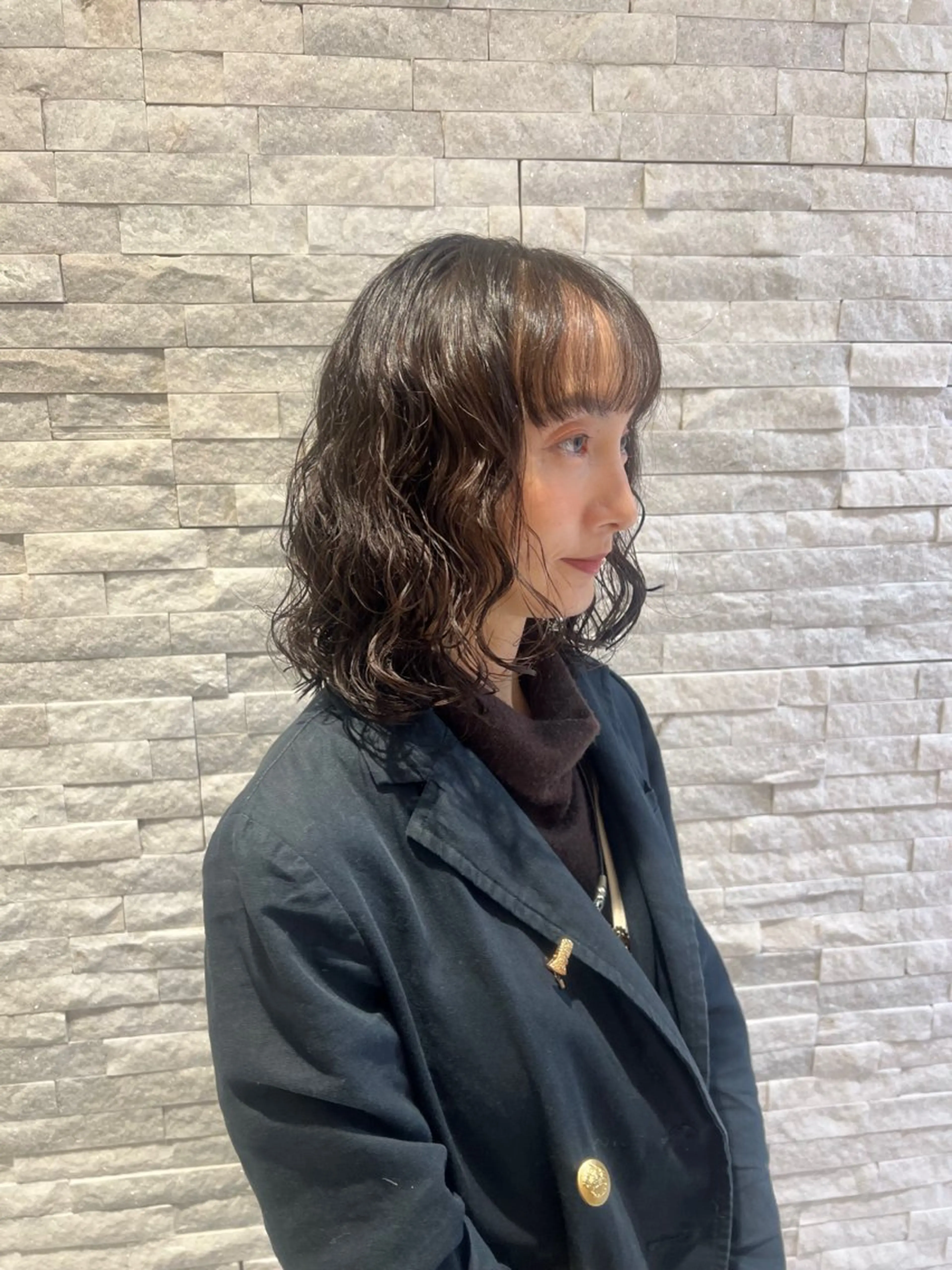 ミディアム パーマ ミディアムパーマ KINGDOM ALLURE所属・KINGDOM イナキ🌙のヘアスタイル