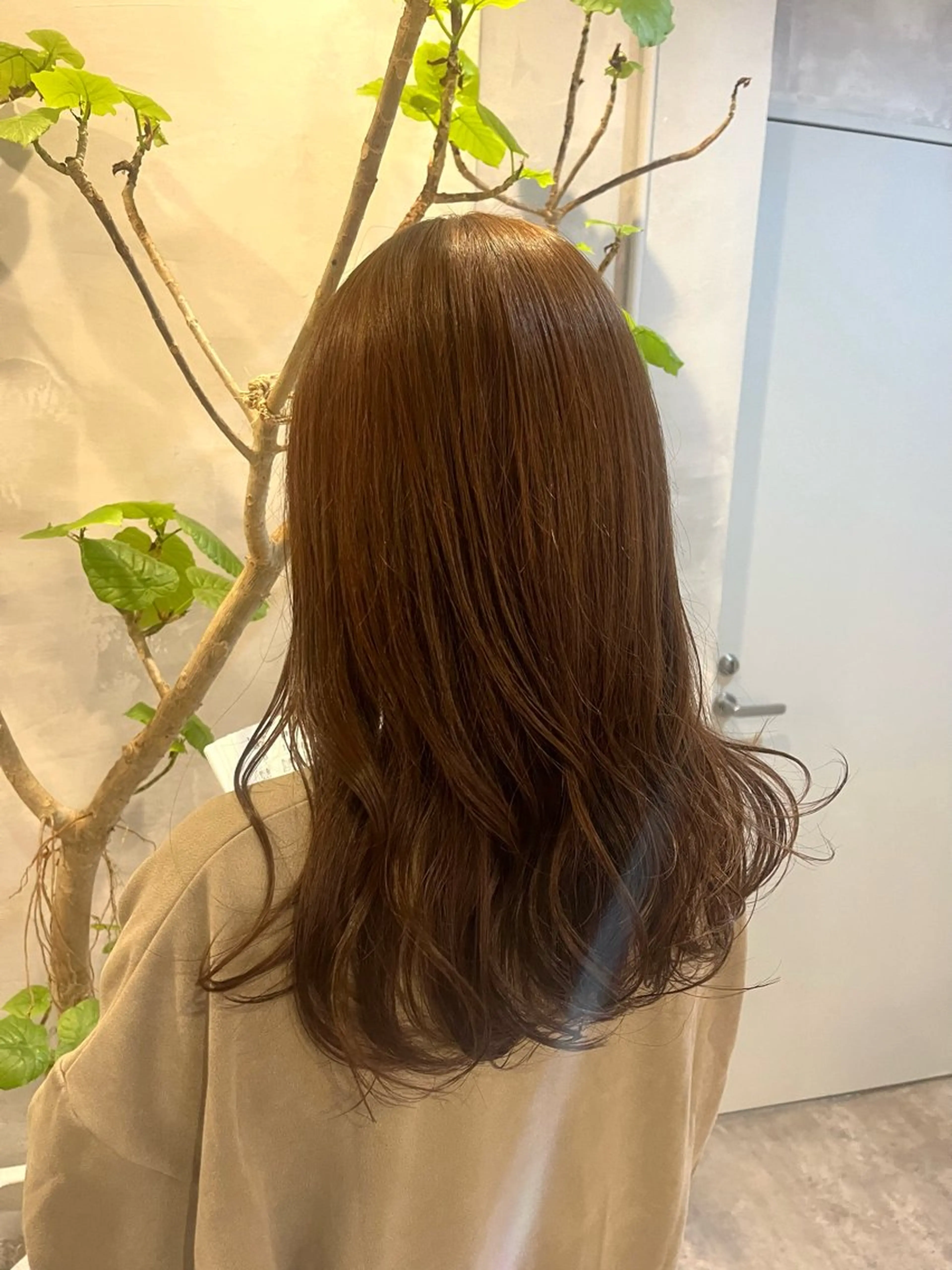 髪質改善カラー+トリートメントの写真