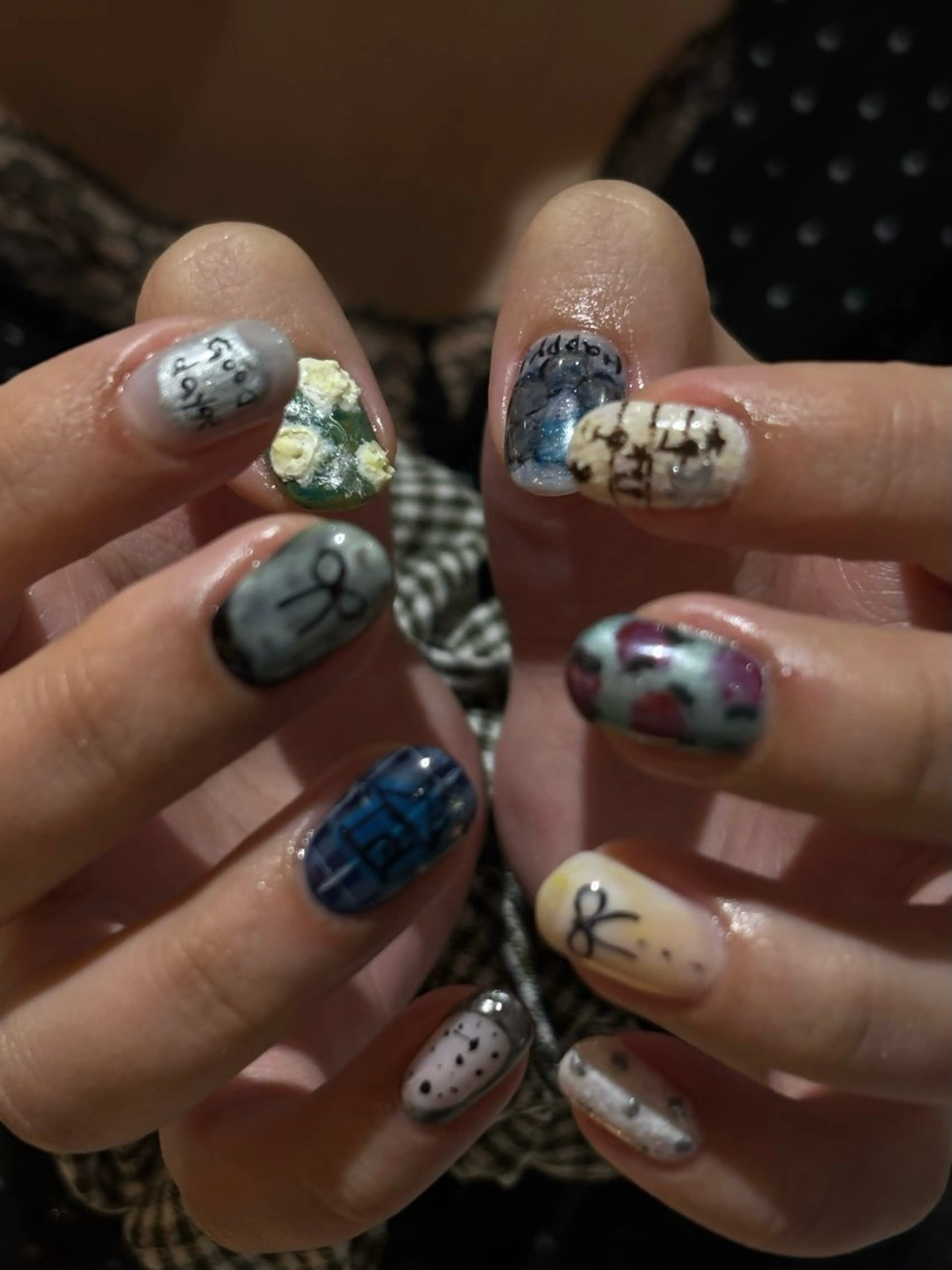 ネイル ハンドネイル 【Zina京都駅前】 きぬがわ らむのネイルデザイン