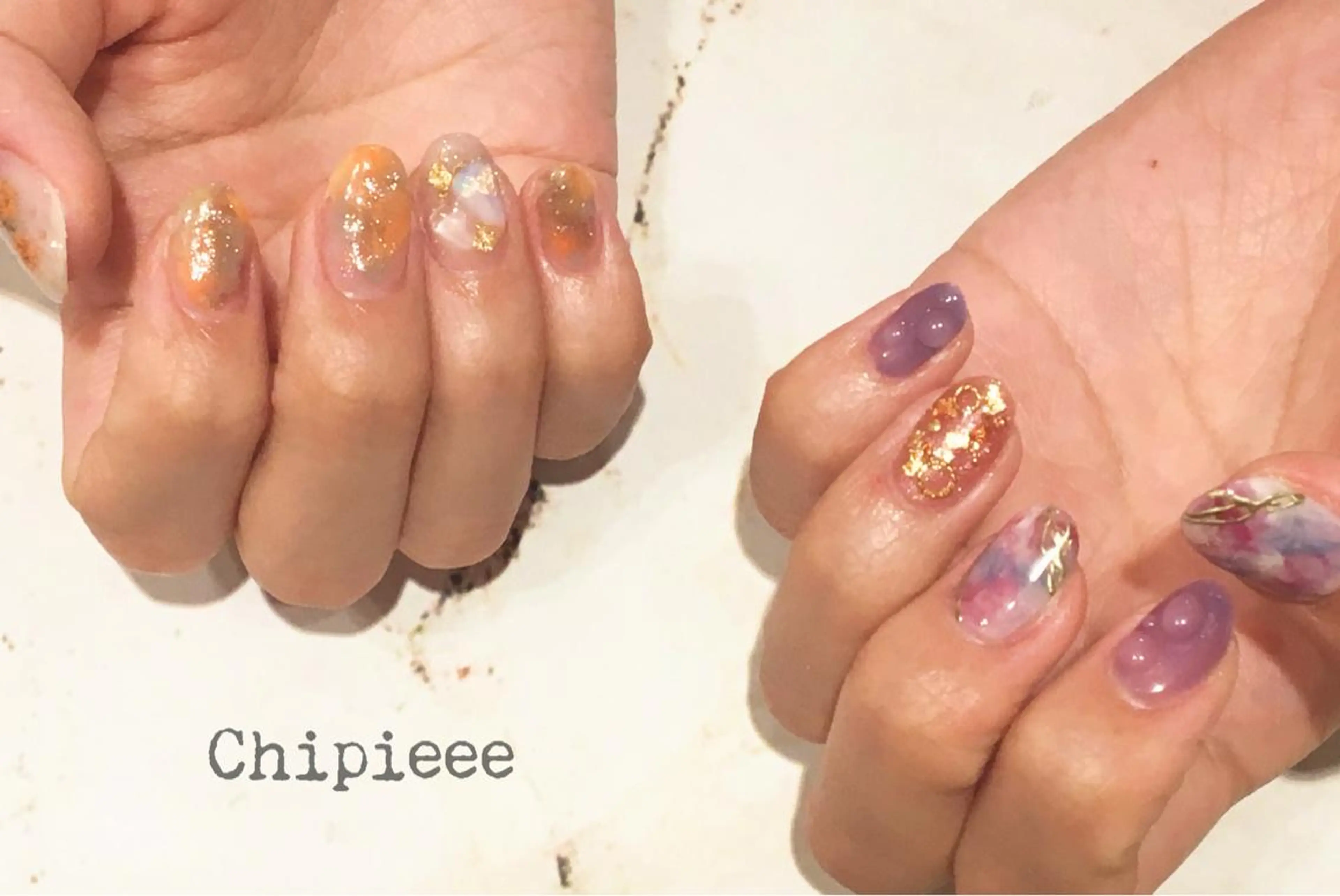 ネイル revia所属・ERI Nailistのネイルデザイン