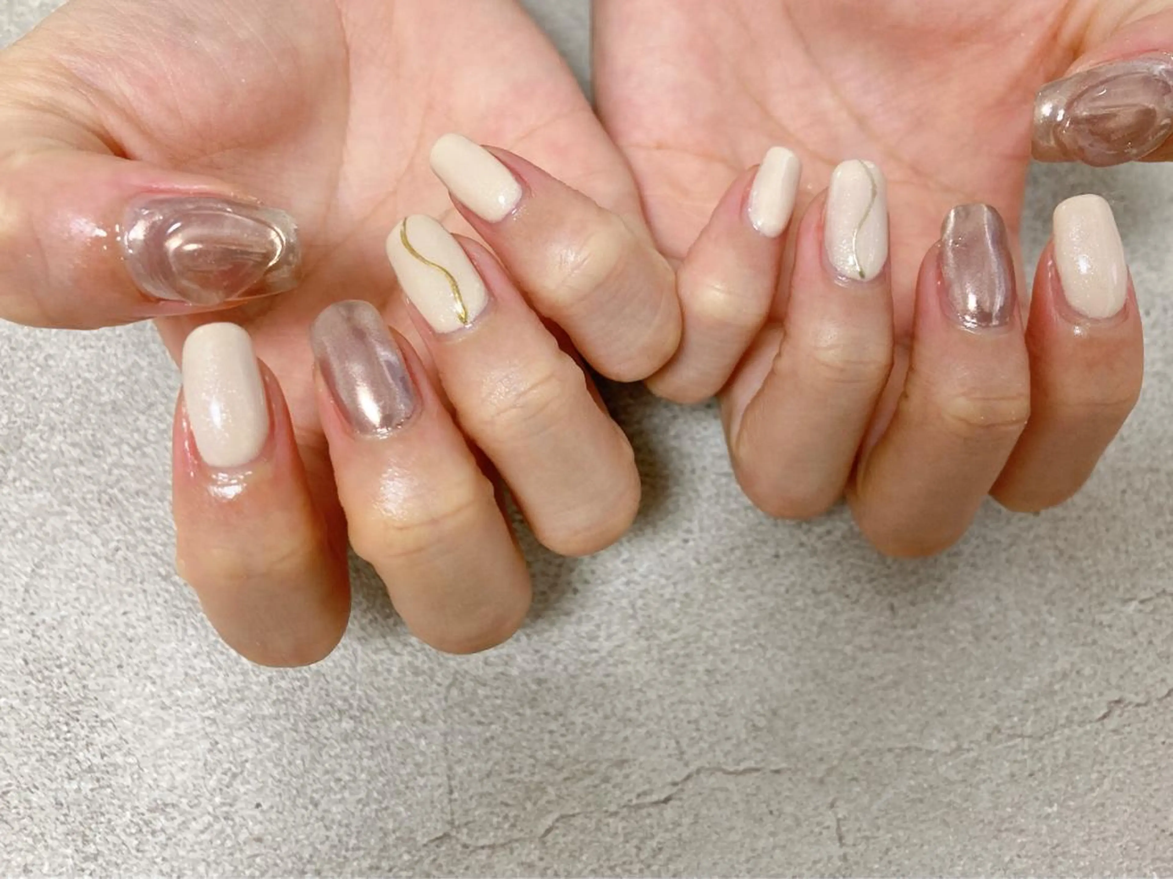 ネイル ハンドネイル Mogu nail 二子玉川のネイルデザイン