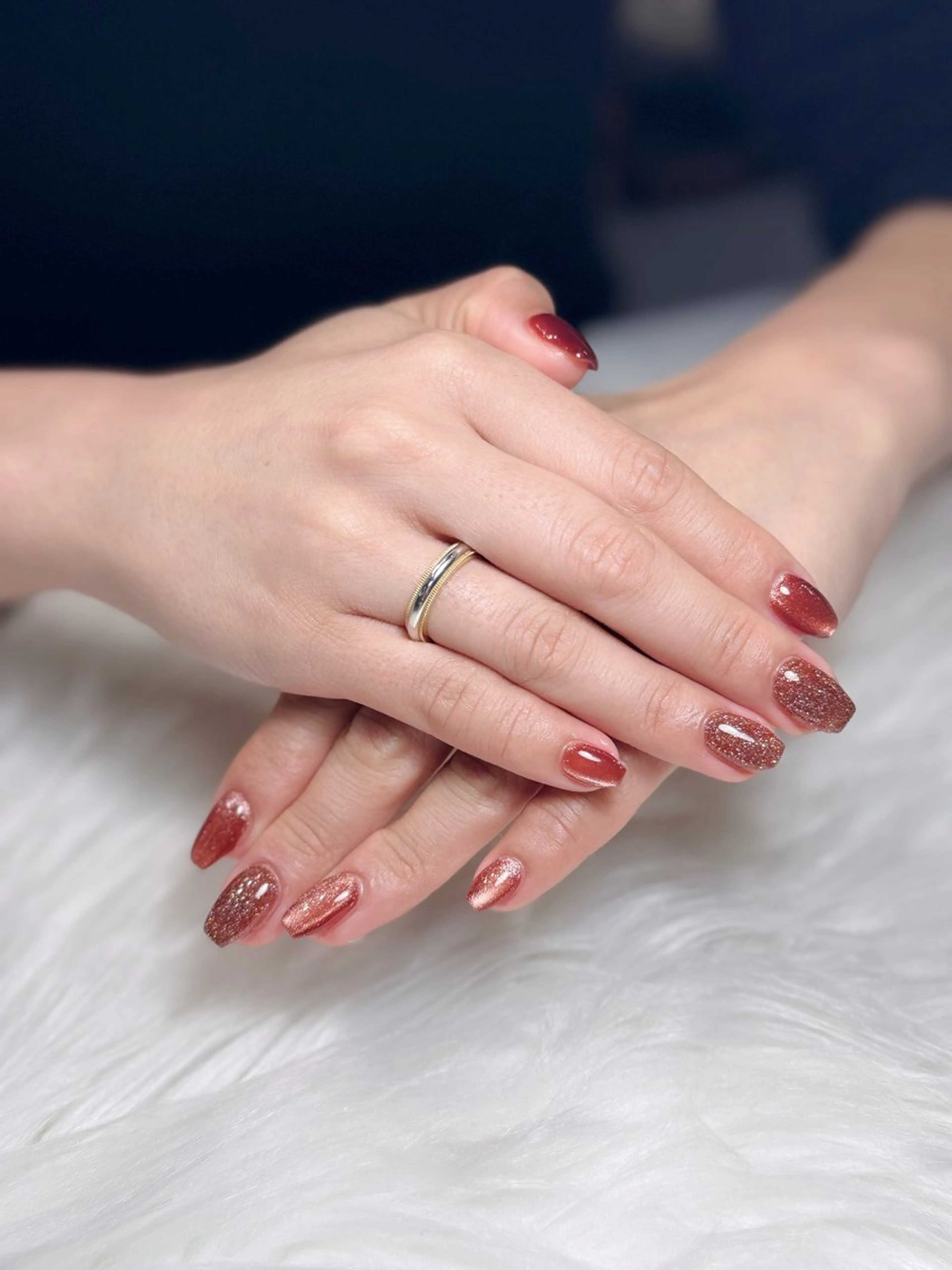 ネイル オーロラネイル チークネイル フットネイル フレンチネイル ジェルネイル ハンドネイル Nichi Nailsのネイルデザイン