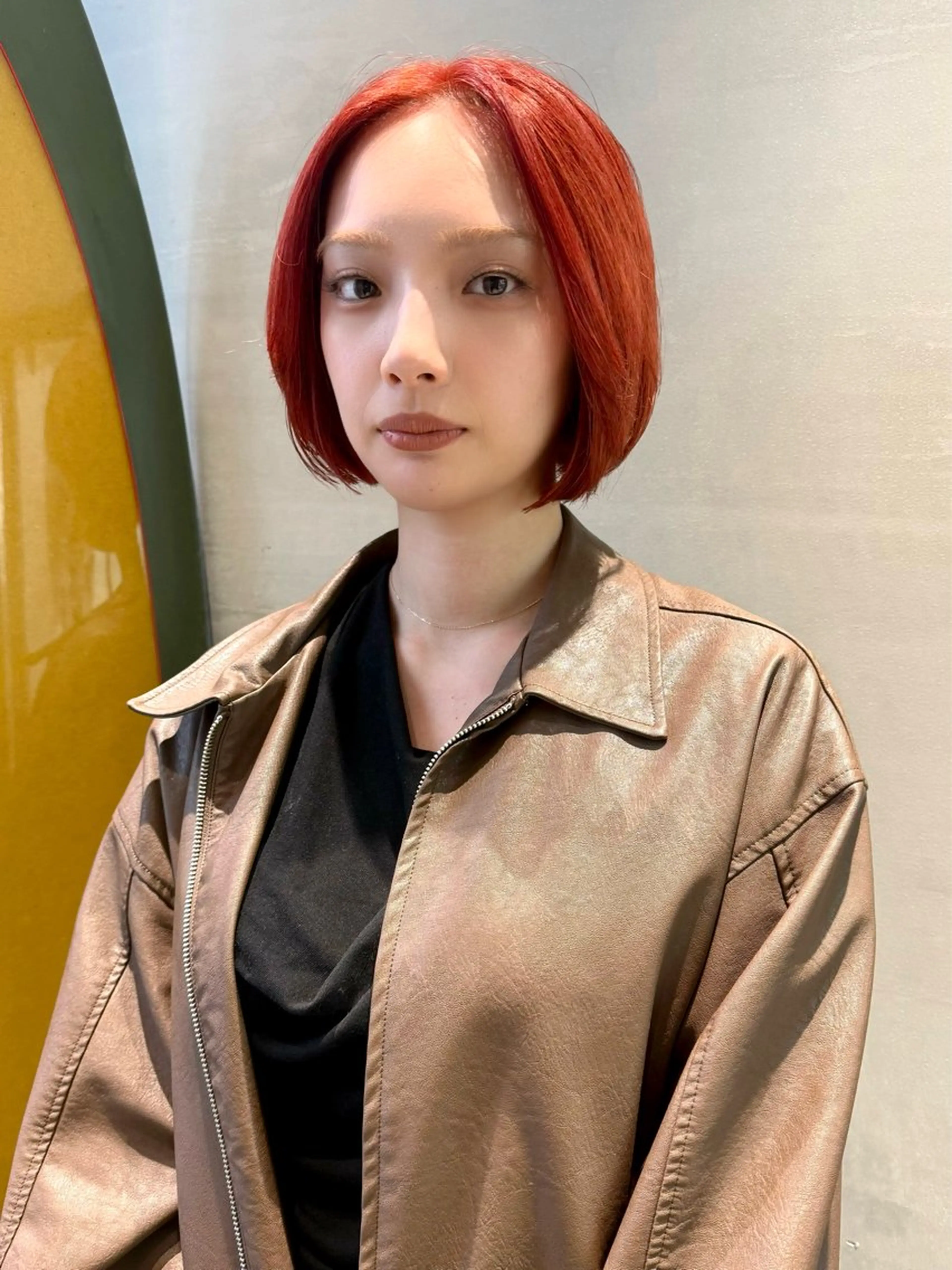 ショート カラー ヘアカラー トリートメント ♥️ブリーチ/ボブ/ レイヤー♥️maiのヘアスタイル