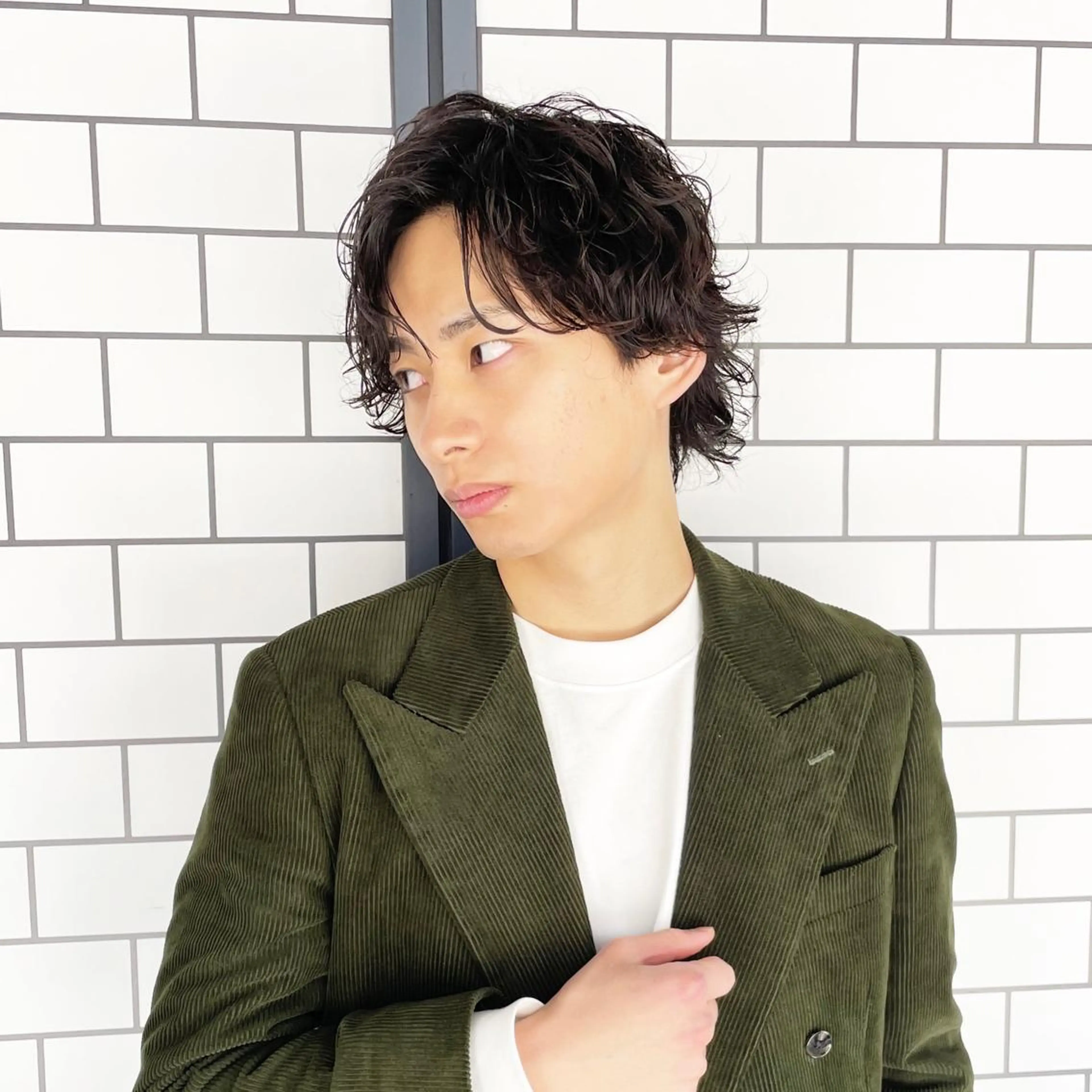 パーマ メンズ メンズパーマ メンズツイストパーマ スパイラルパーマ ツイストパーマ 🦋韓国系指名No1 店長/圓山 祐也🦋のヘアスタイル