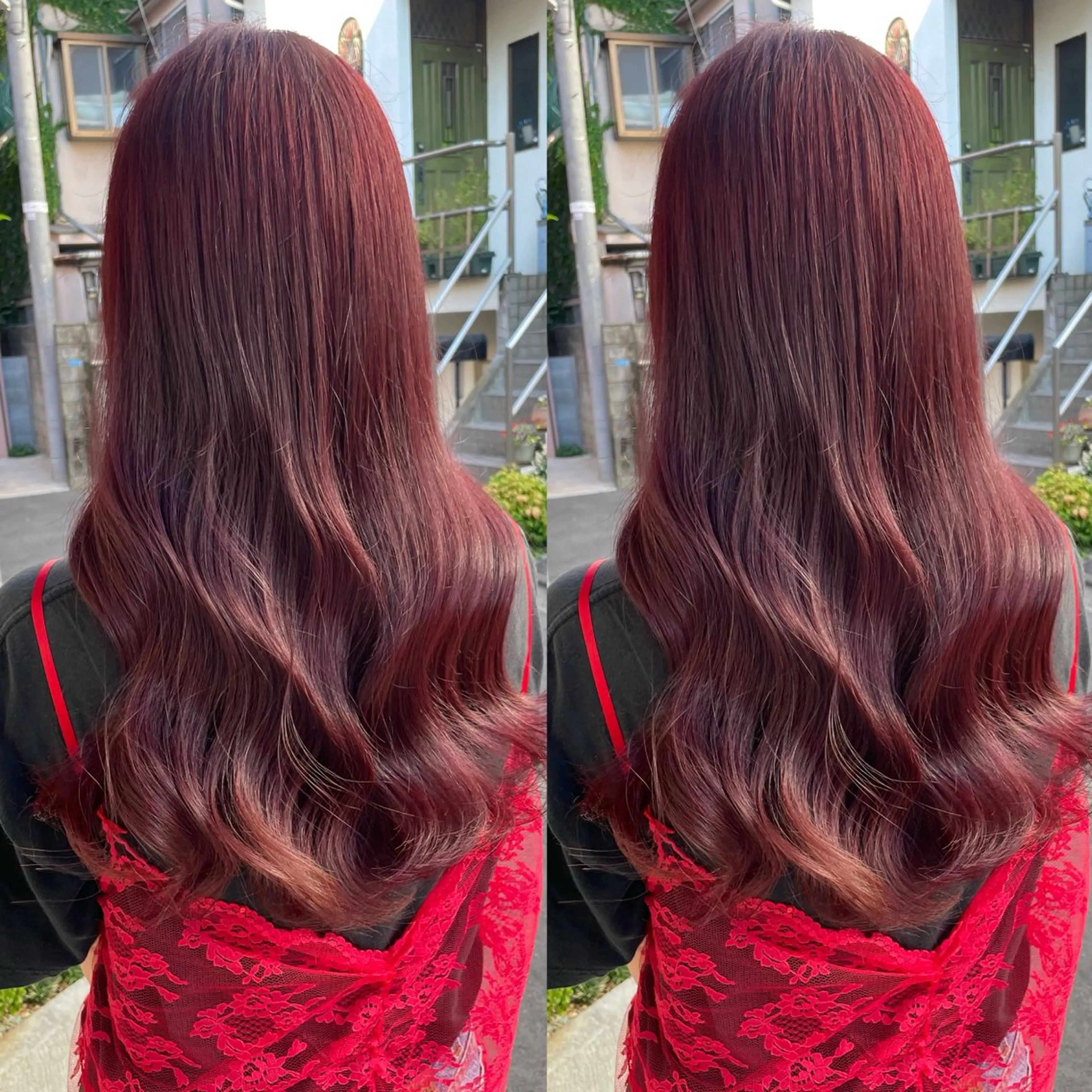 ロング カラー kana ブリーチなしカラー✨のヘアスタイル