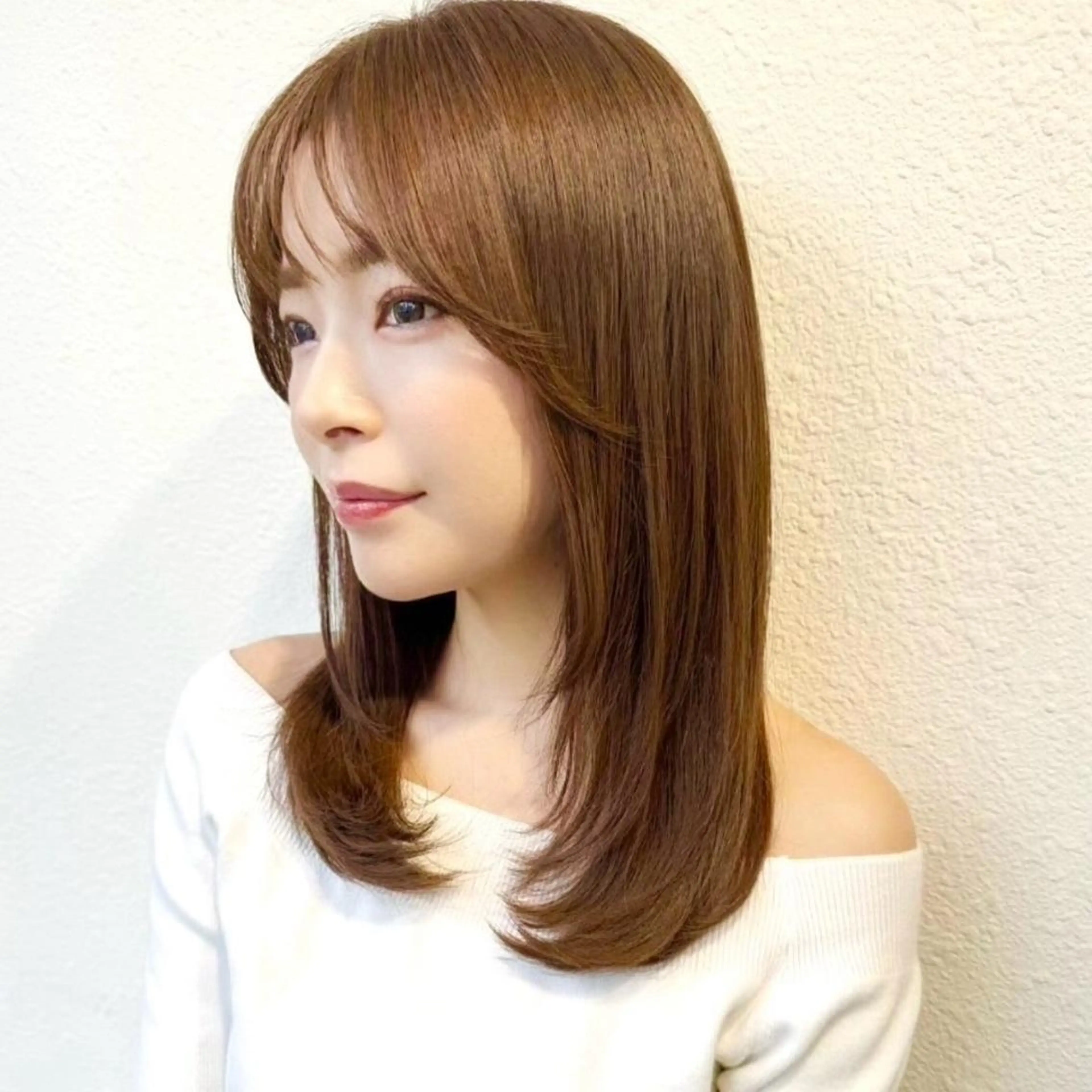 セミロング クセ毛解決💠艶髪 縮毛矯正💠棚村竜太のヘアスタイル