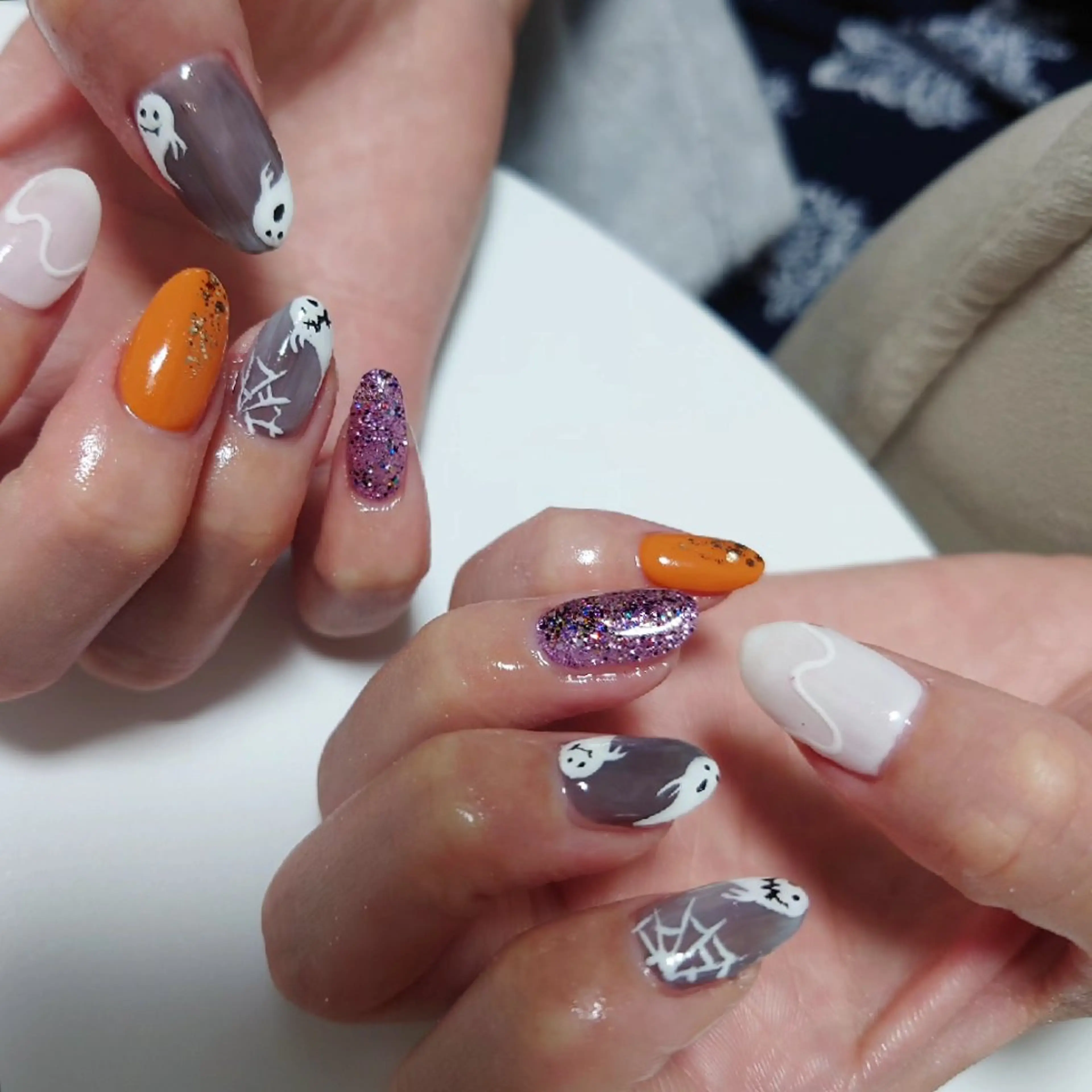 ネイル ハロウィン ハンドネイル NailSalon Kotillのネイルデザイン
