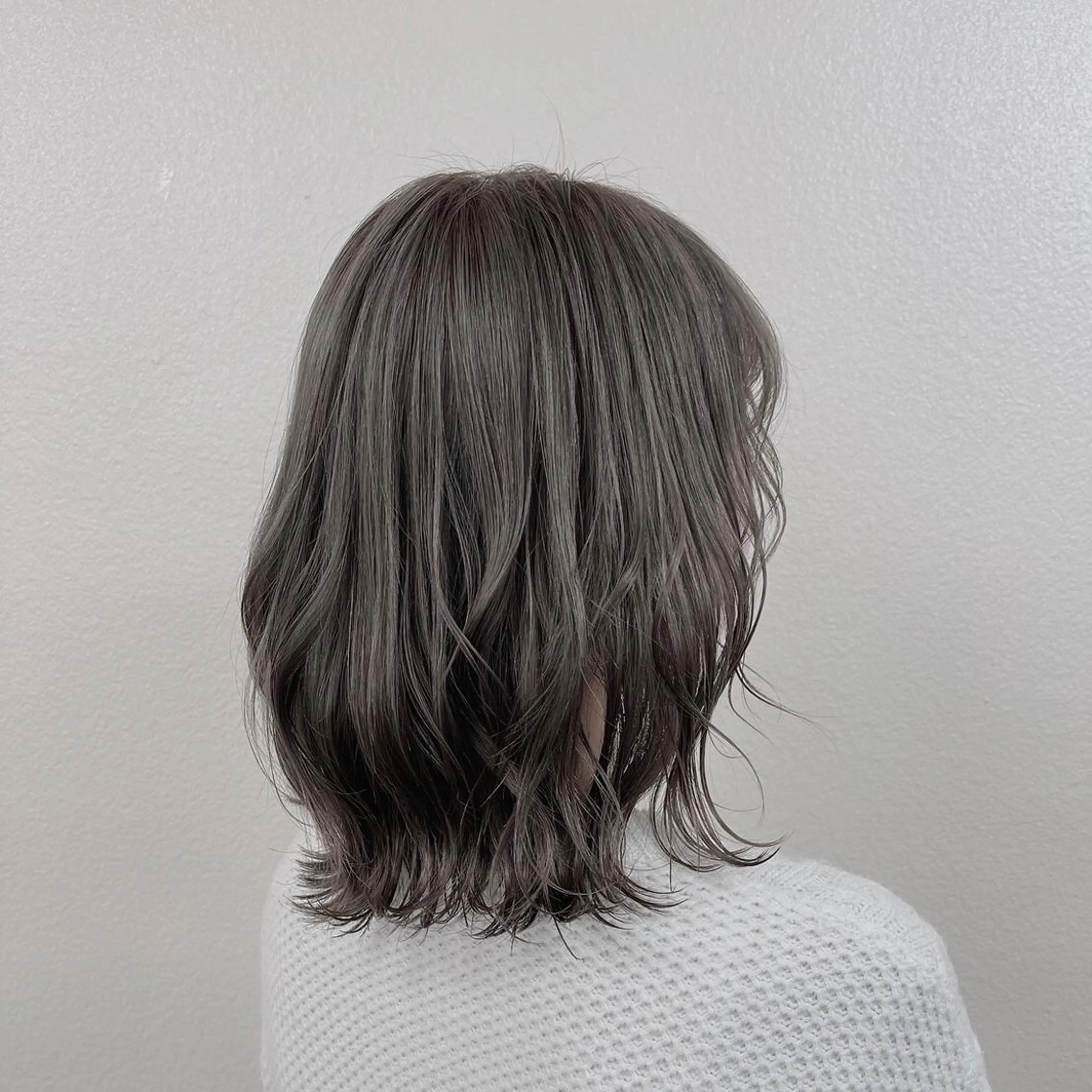 ミディアム カラー ☁️グレージュカラー TAKUYA☁️のヘアスタイル