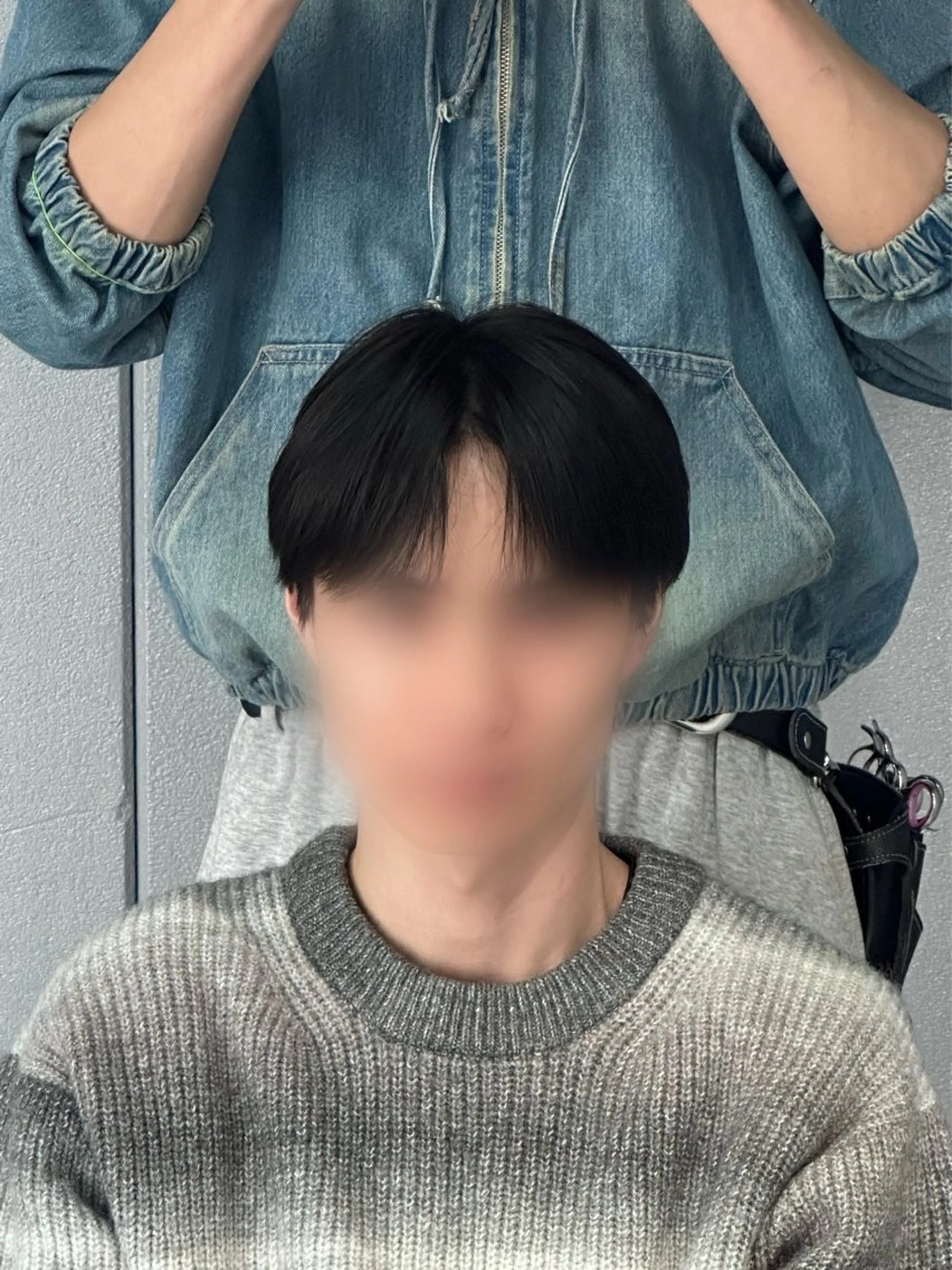 メンズ ダウンパーマ メンズ韓国風 メンズパーマ 梅田/パーマ/ 韓国メンズヘア/ハタのヘアスタイル