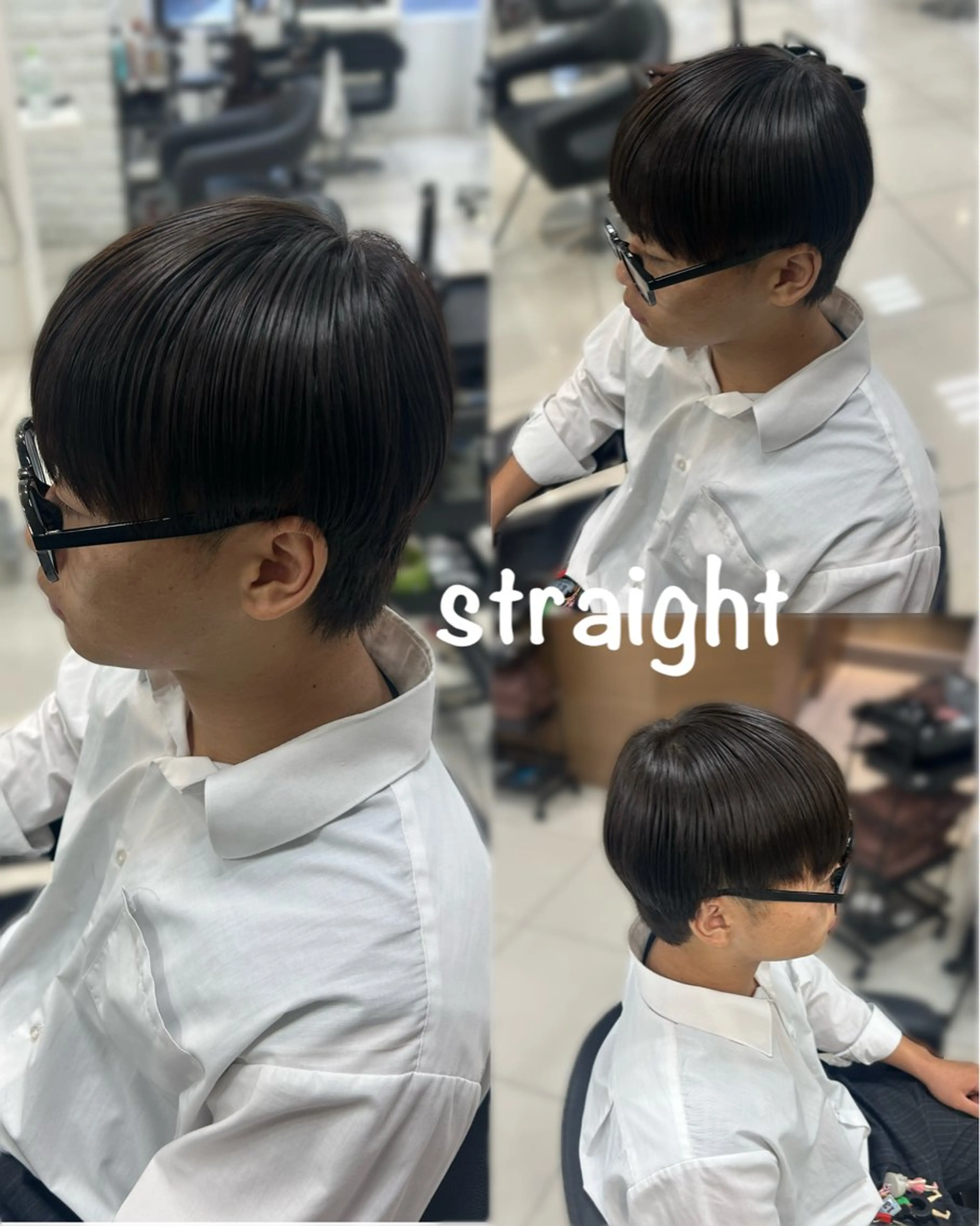 ショート カット 縮毛矯正 【縮毛矯正/レディー スカット】美涼🎀のヘアスタイル