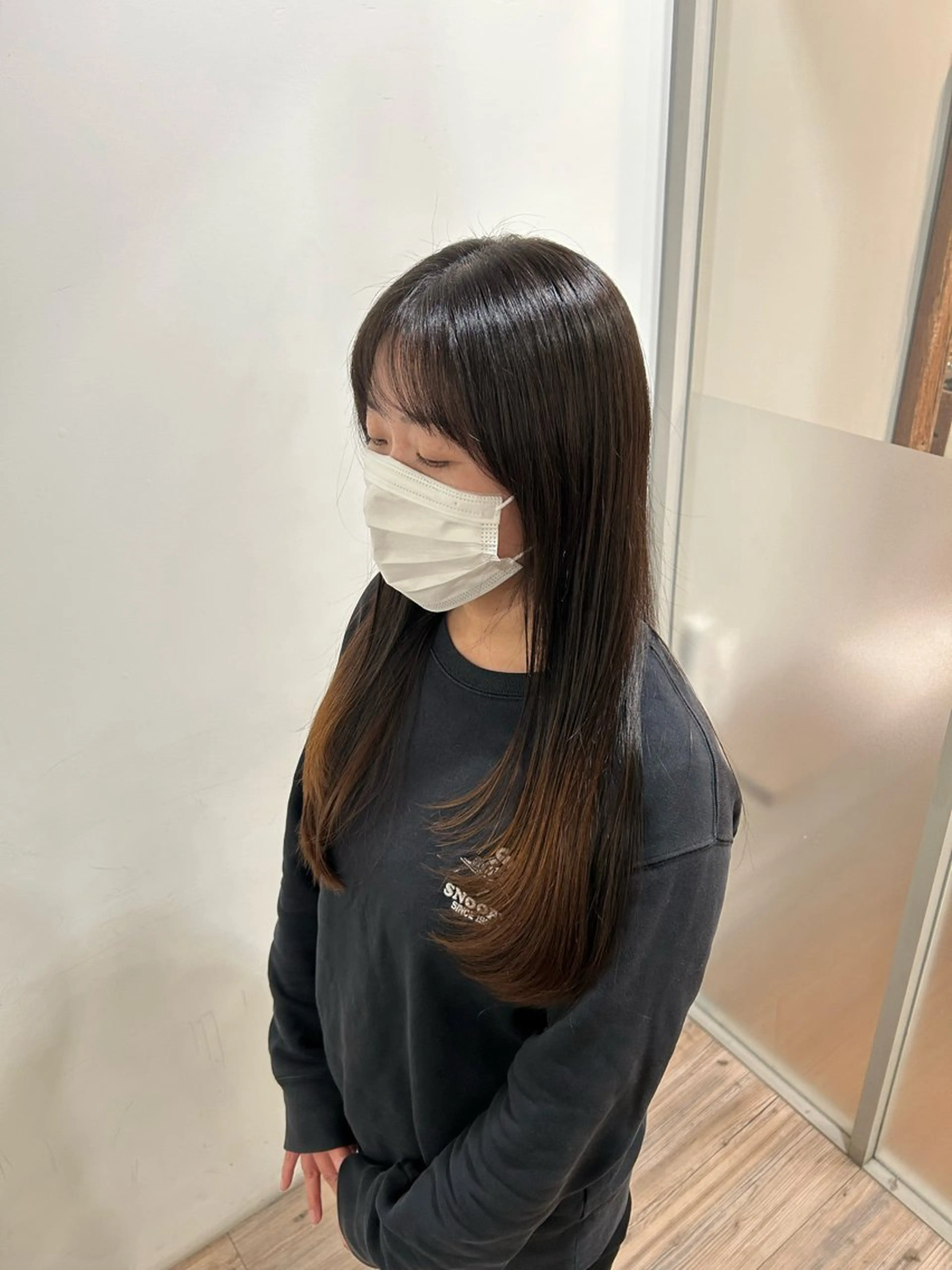 ロング やなぎさわ はるなのヘアスタイル