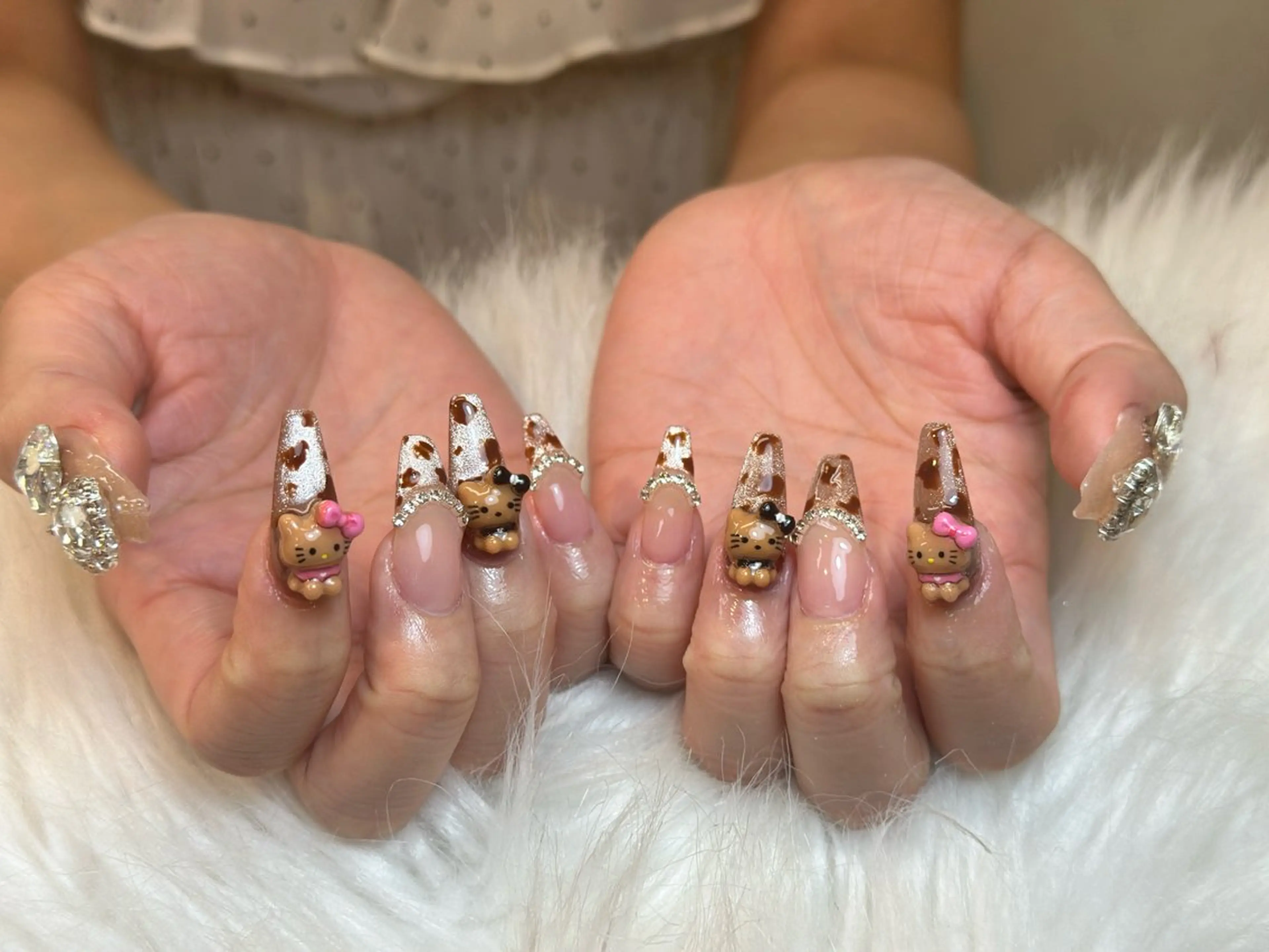 ネイル アートネイル ジェルネイル マグネットネイル ハンドネイル JennNail_ マオのネイルデザイン