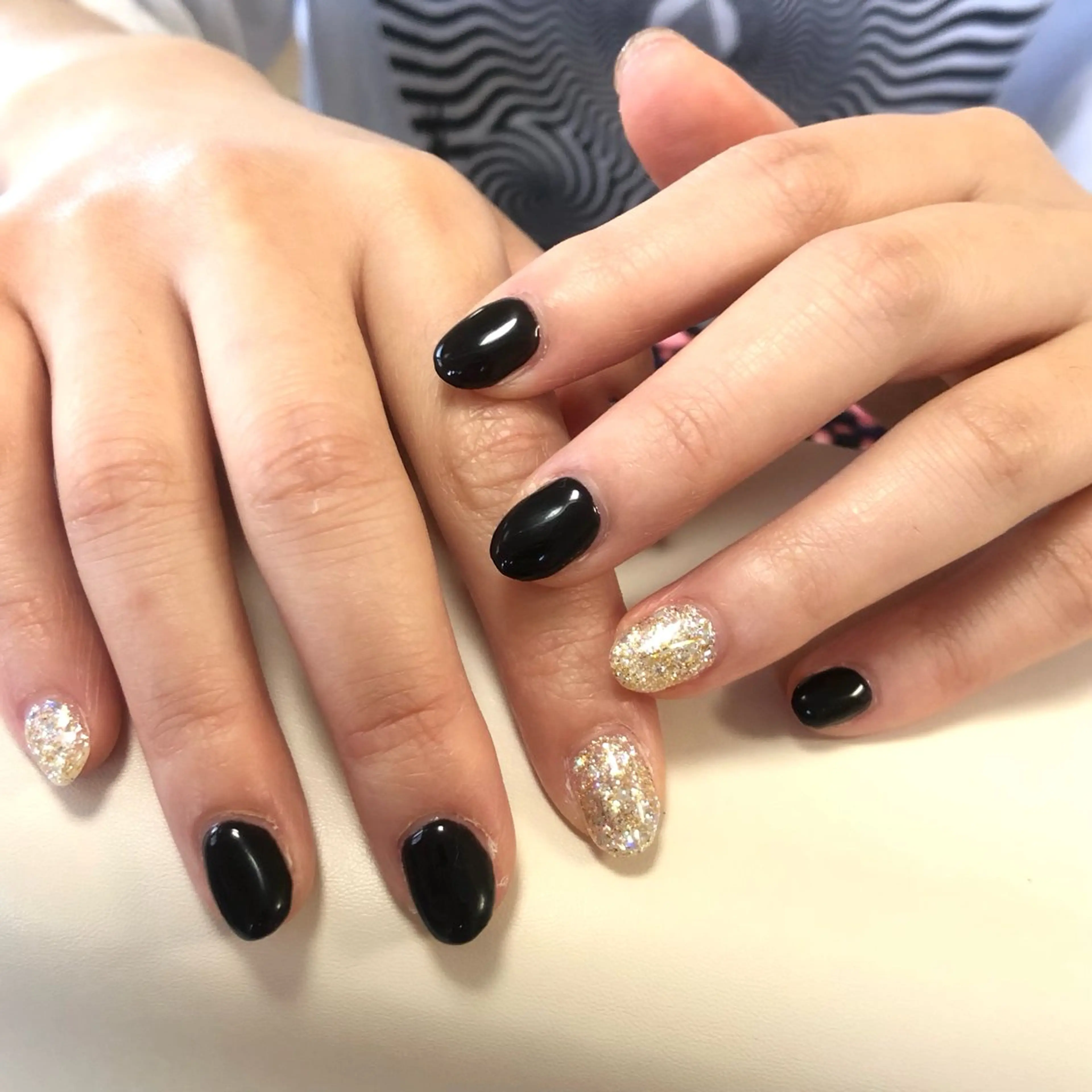 ネイル ゴールド ハンドネイル meeho所属・salon *meehoのネイルデザイン