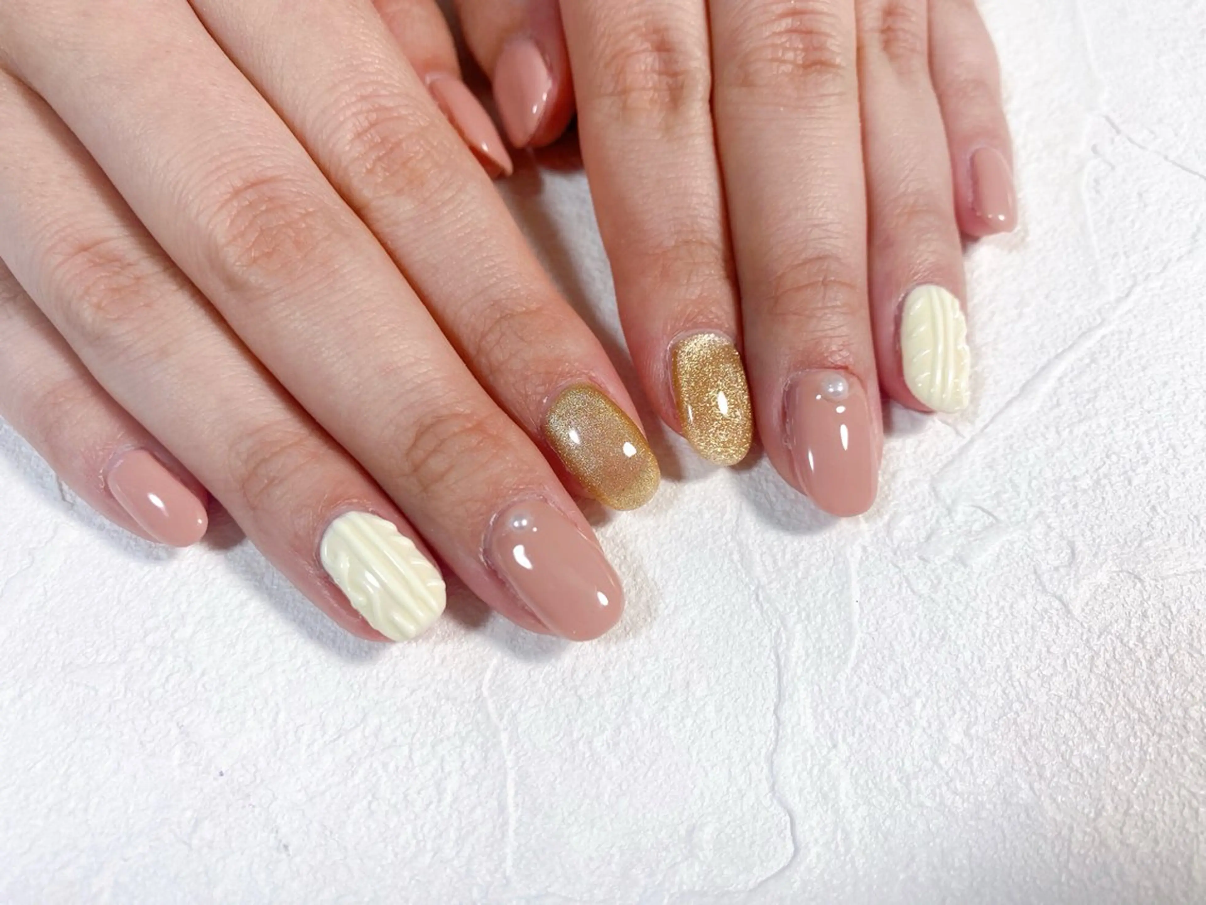 ネイル オーロラネイル フットネイル フレンチネイル ジェルネイル 韓国ネイル ハンドネイル kiki nail たまプラーザのネイルデザイン