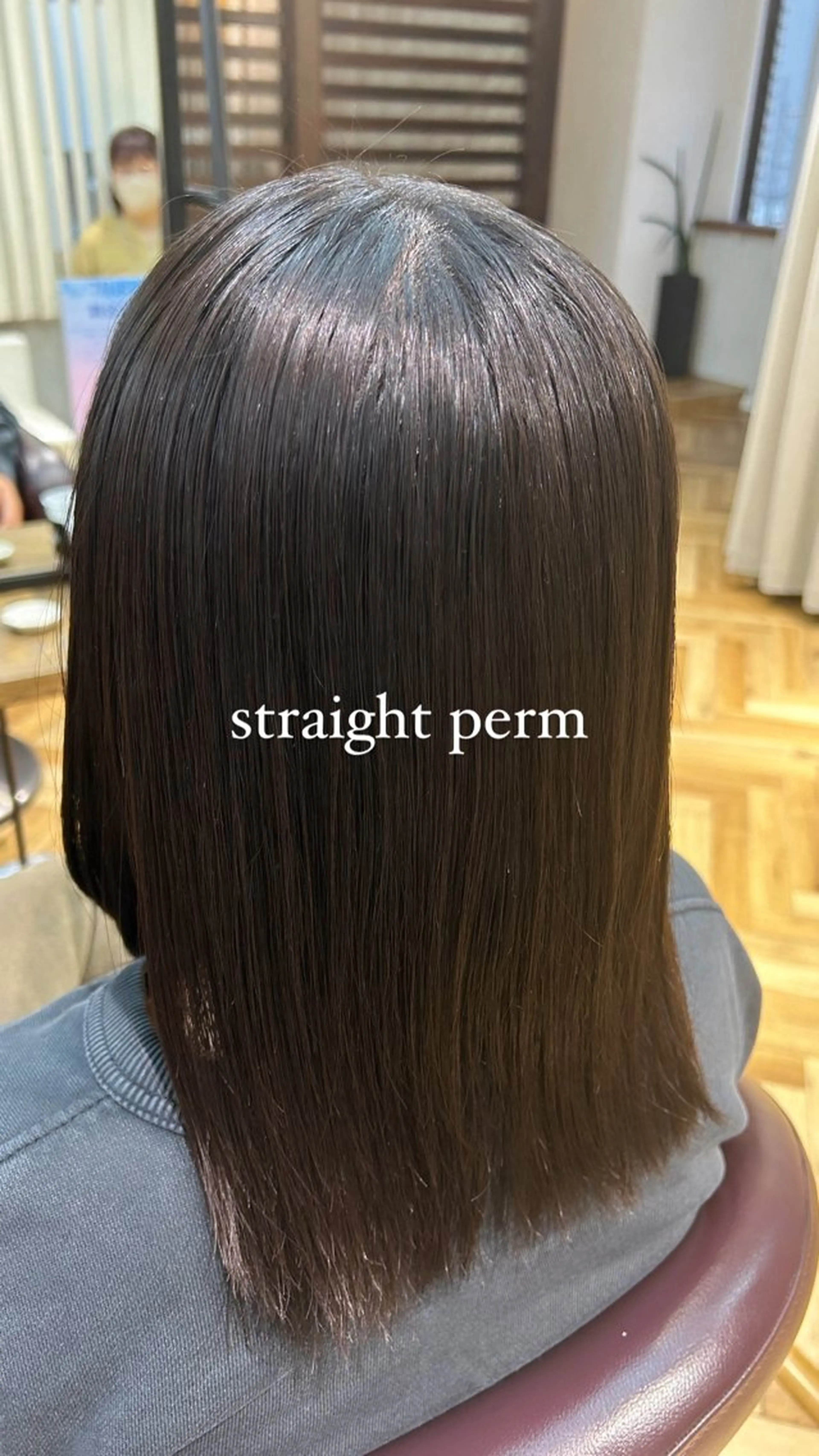 セミロング パーマ 縮毛矯正 メンズ/バレイヤー ジュ/HIKARUのヘアスタイル