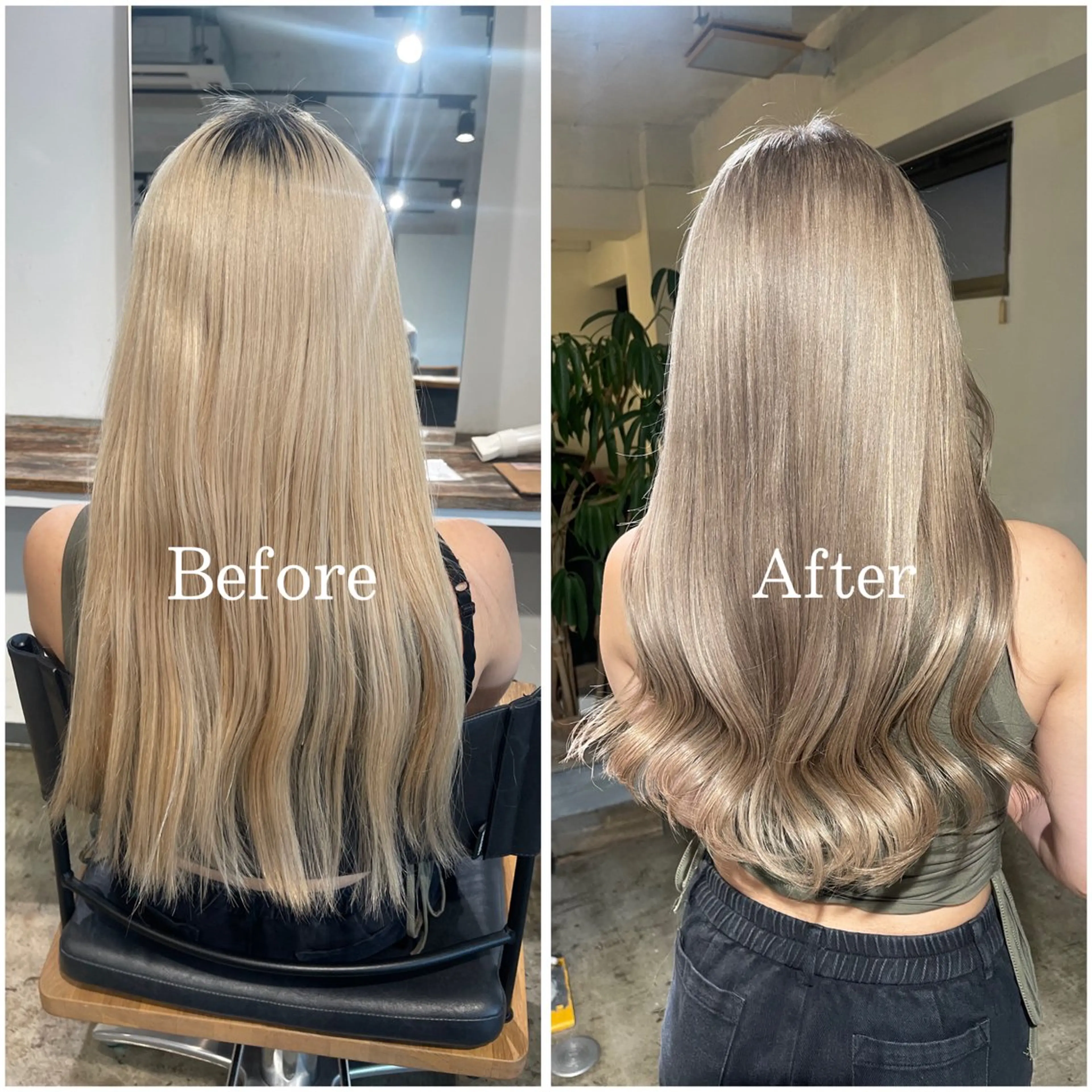 【2.3回目の方】☁️❤︎根本伸びた分ポイントブリーチ+オンカラー❤︎☁️の写真