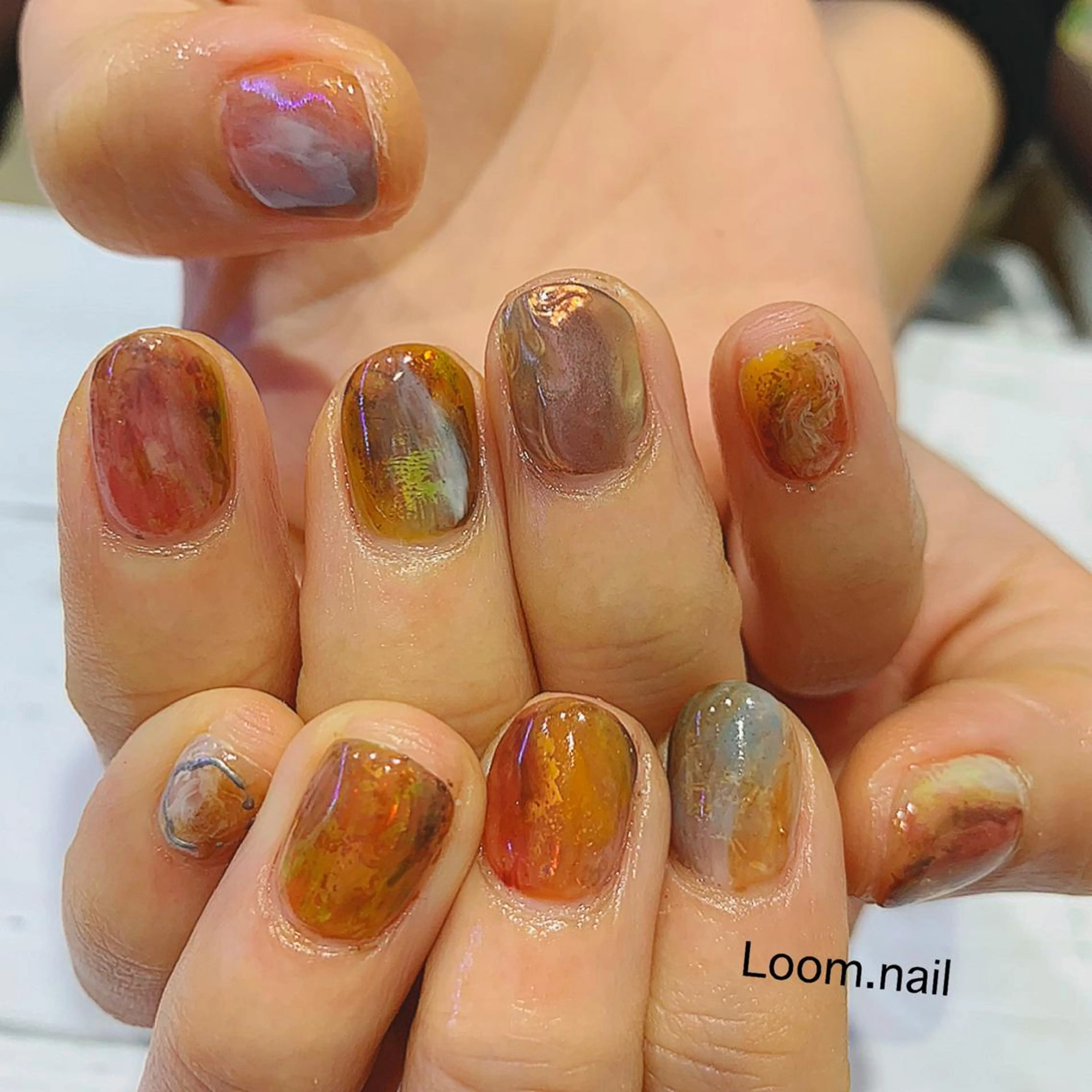 ネイル Loom所属・hrd manamiのネイルデザイン