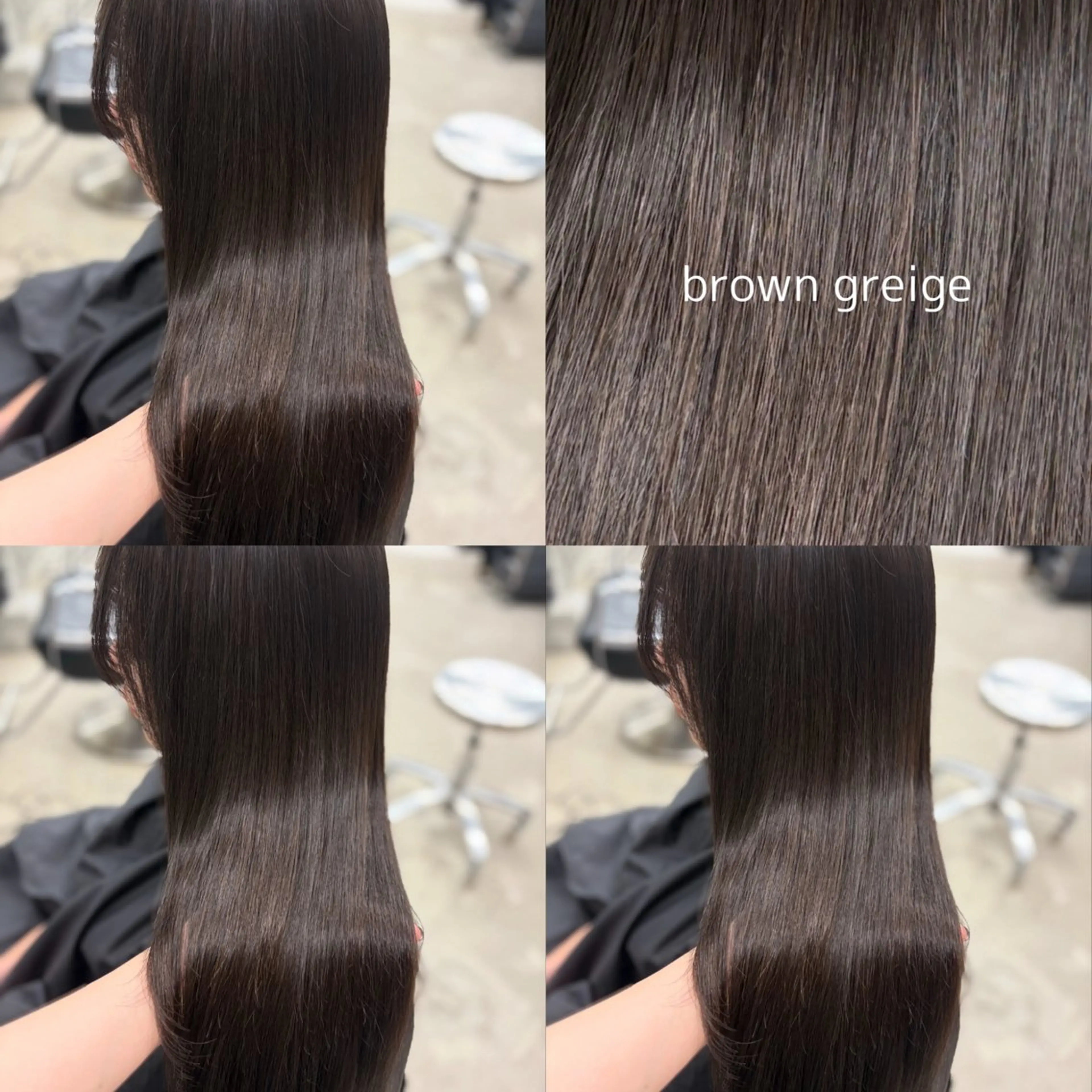 ロング カラー ブラウンカラー グレージュ ヘアカラー blink所属・暖色/ブラウン/ 透明感/ゆうかのヘアスタイル