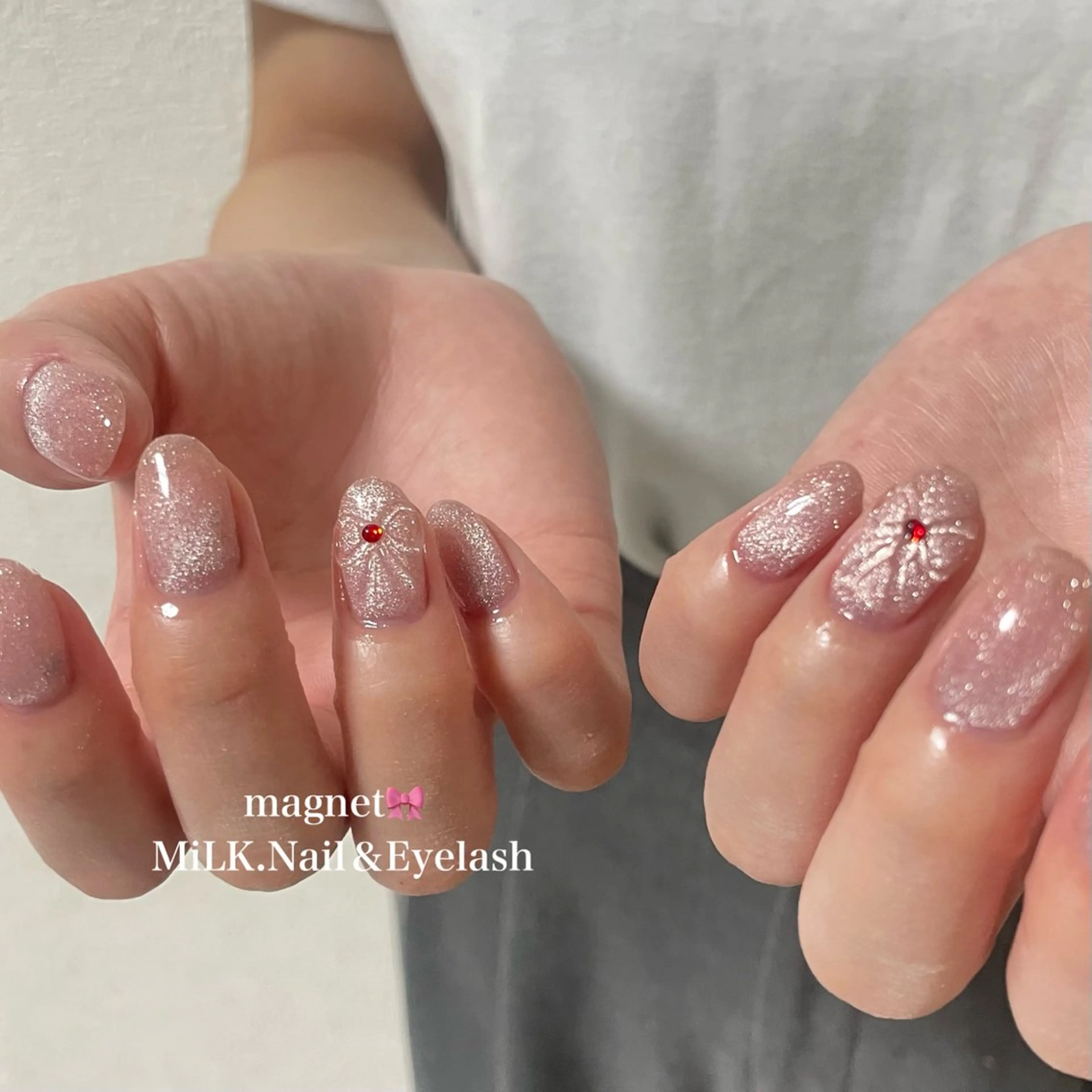 ネイル シンプルネイル ハンドネイル MiLK.   Nail&Eyelash所属・MiLK. wakaのマツエク・マツパデザイン