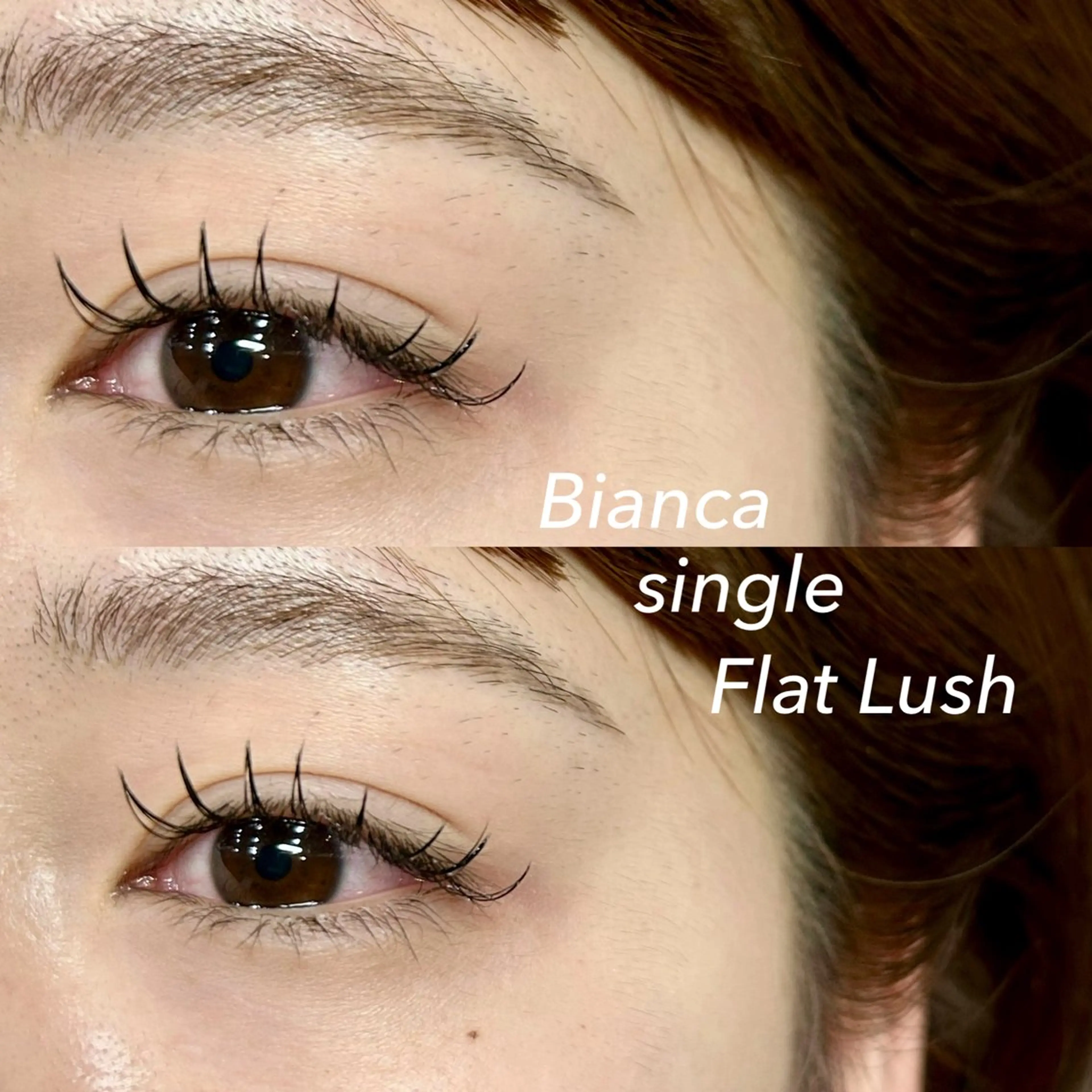 マツエク・マツパ フラットラッシュ Bianca 市ヶ谷 森川‪ 💗のマツエク・マツパデザイン