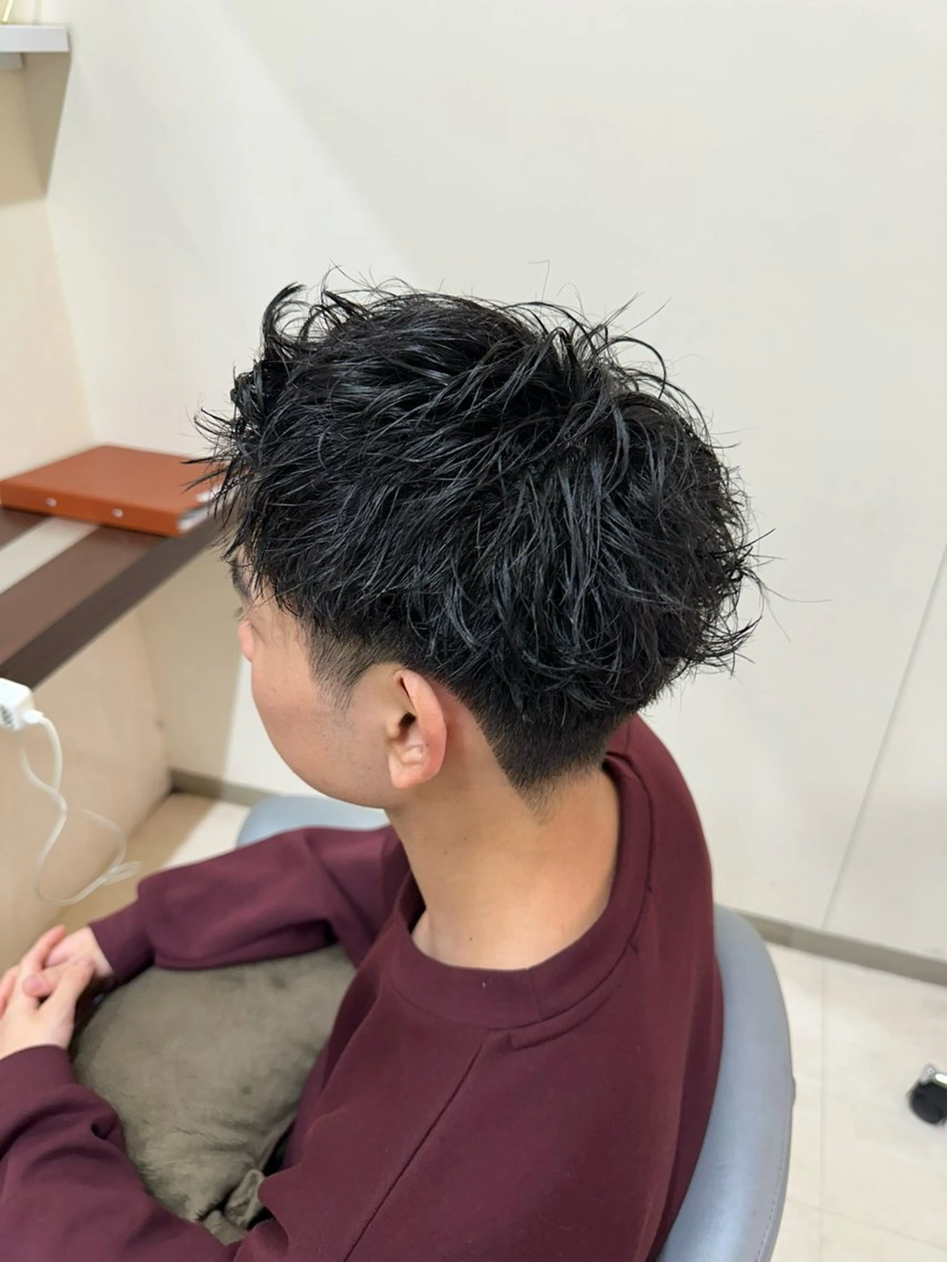 ショート カラー パーマ メンズ カット パーマ ヘアセット 毎月230人担当/ メンズヘア/清和武虎のヘアスタイル