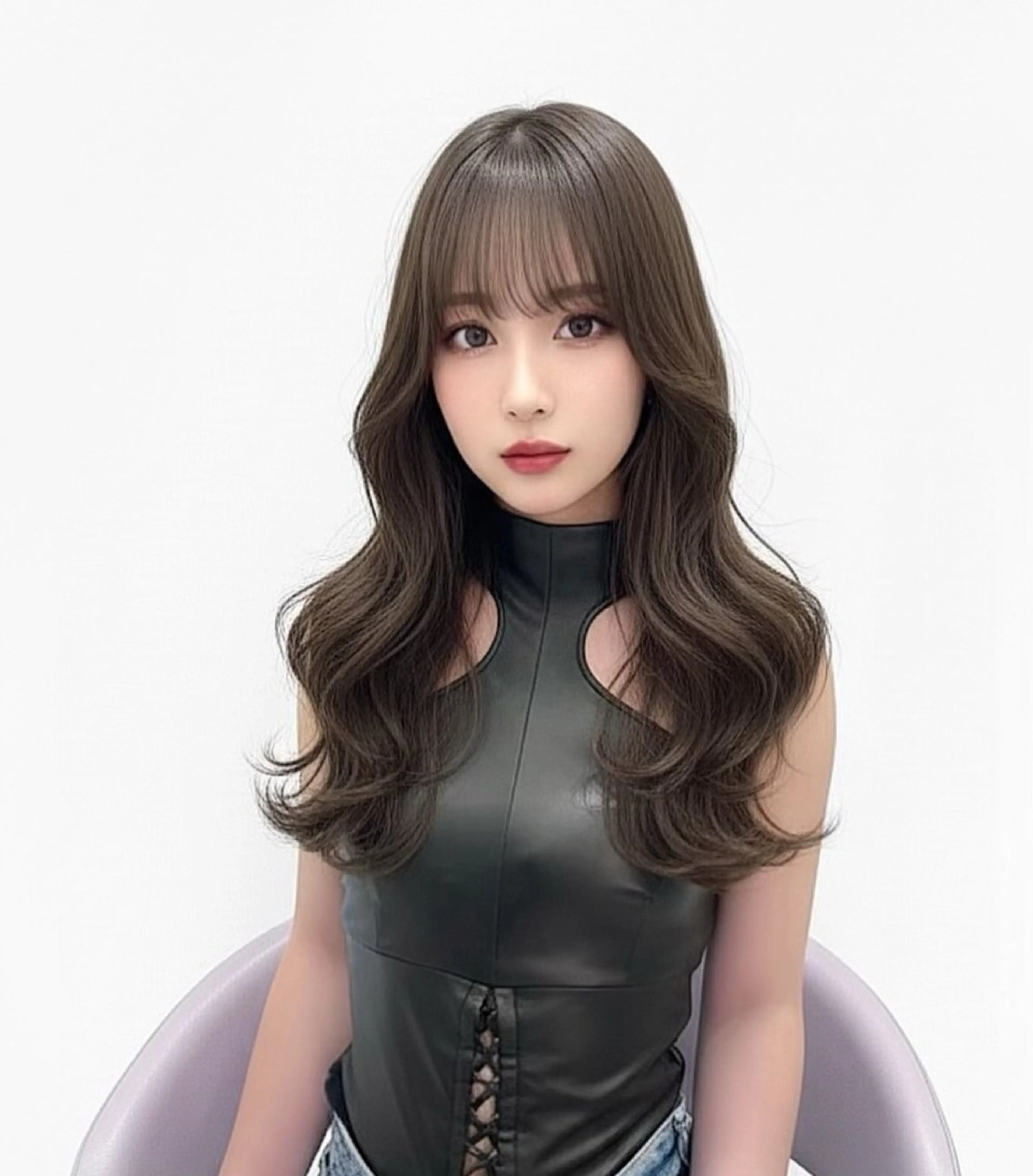 ロング カラー カット ヘアカラー トリートメント 韓国ヘア/髪質改善 TAKAHIROのヘアスタイル