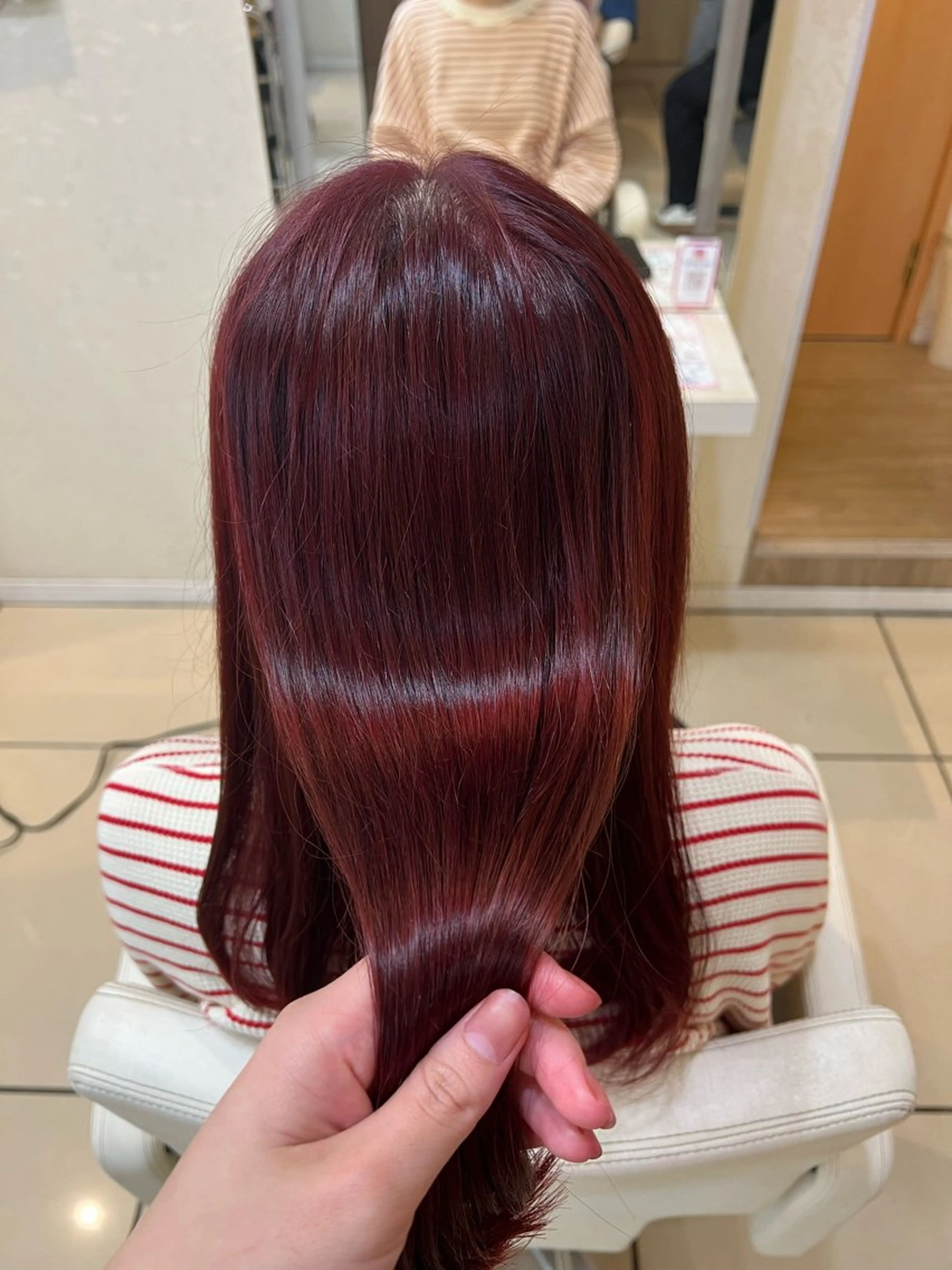 カット➕ファッションカラー+➕トリートメントの写真